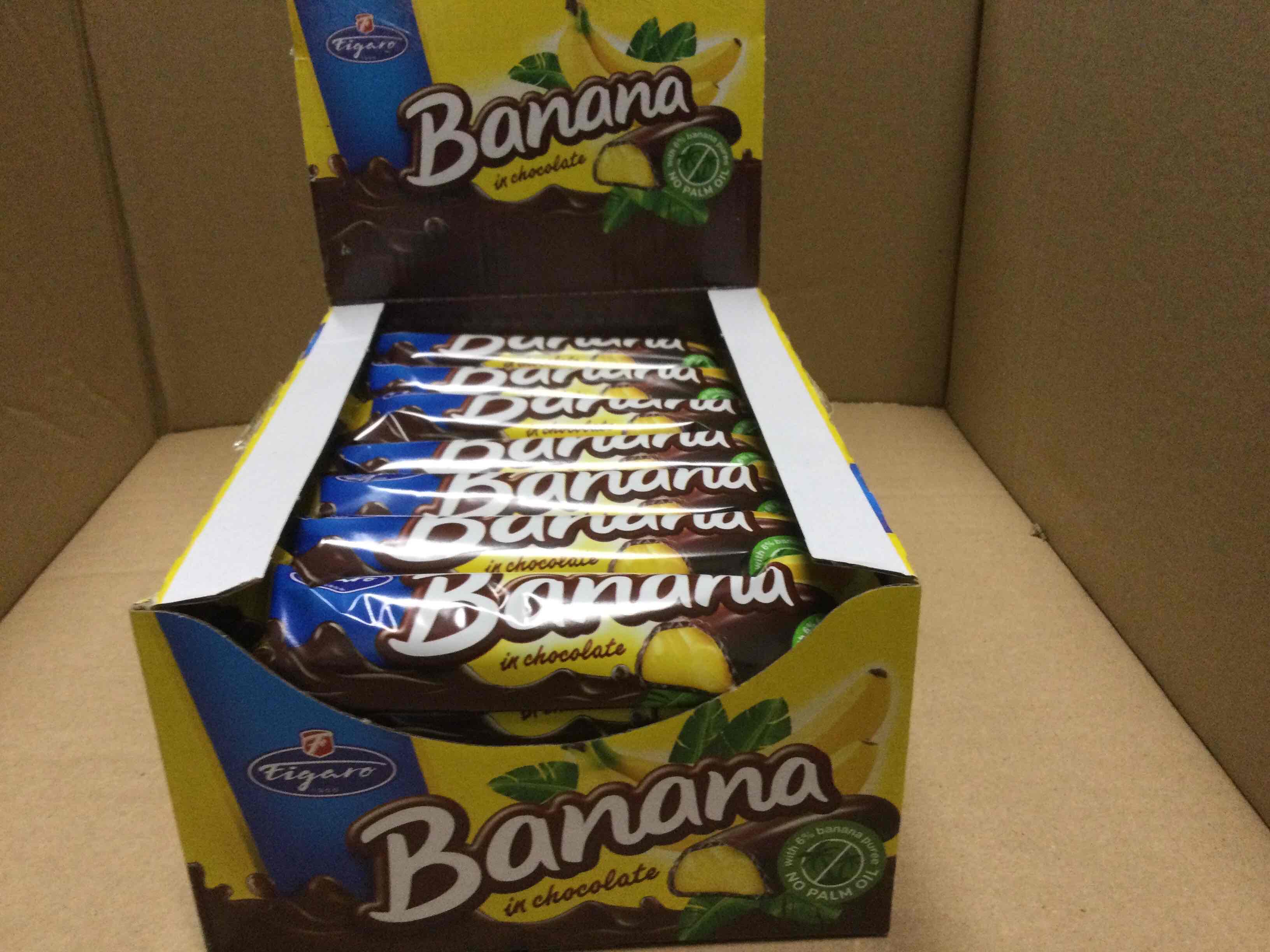 Pianka bananowa w gorzkiej czekoladzie