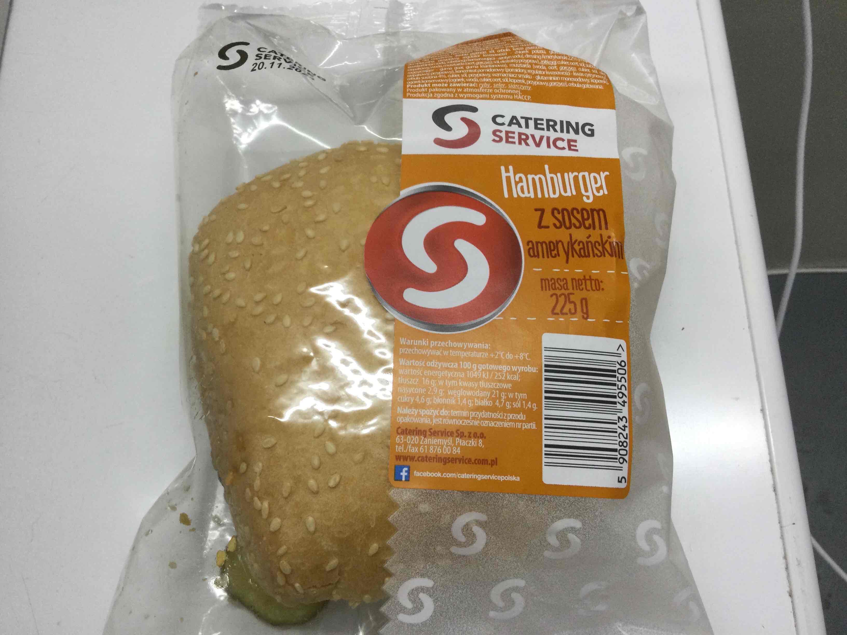 Hamburger z sosem amerykańskim