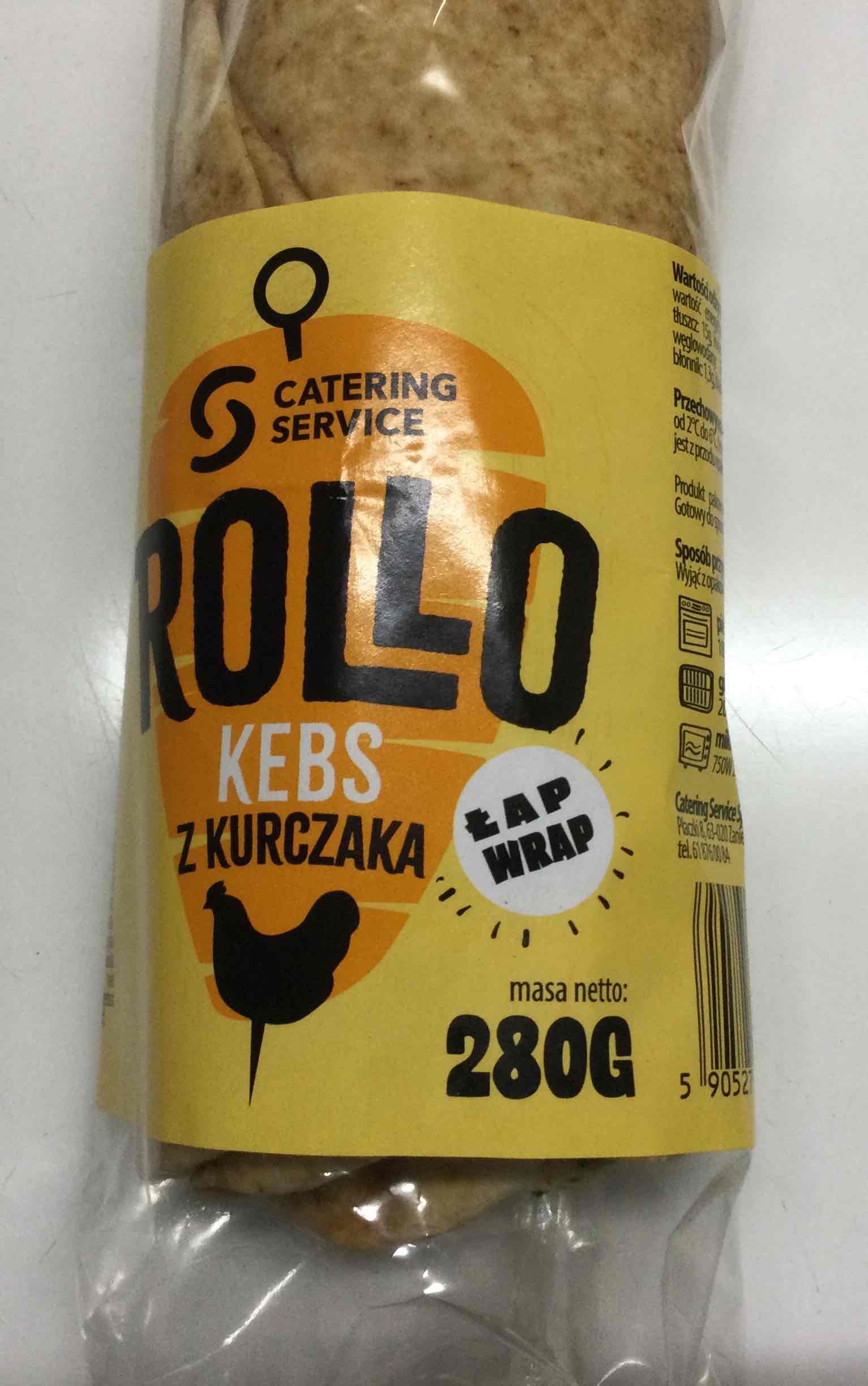 Rollo kebs z kurczaka