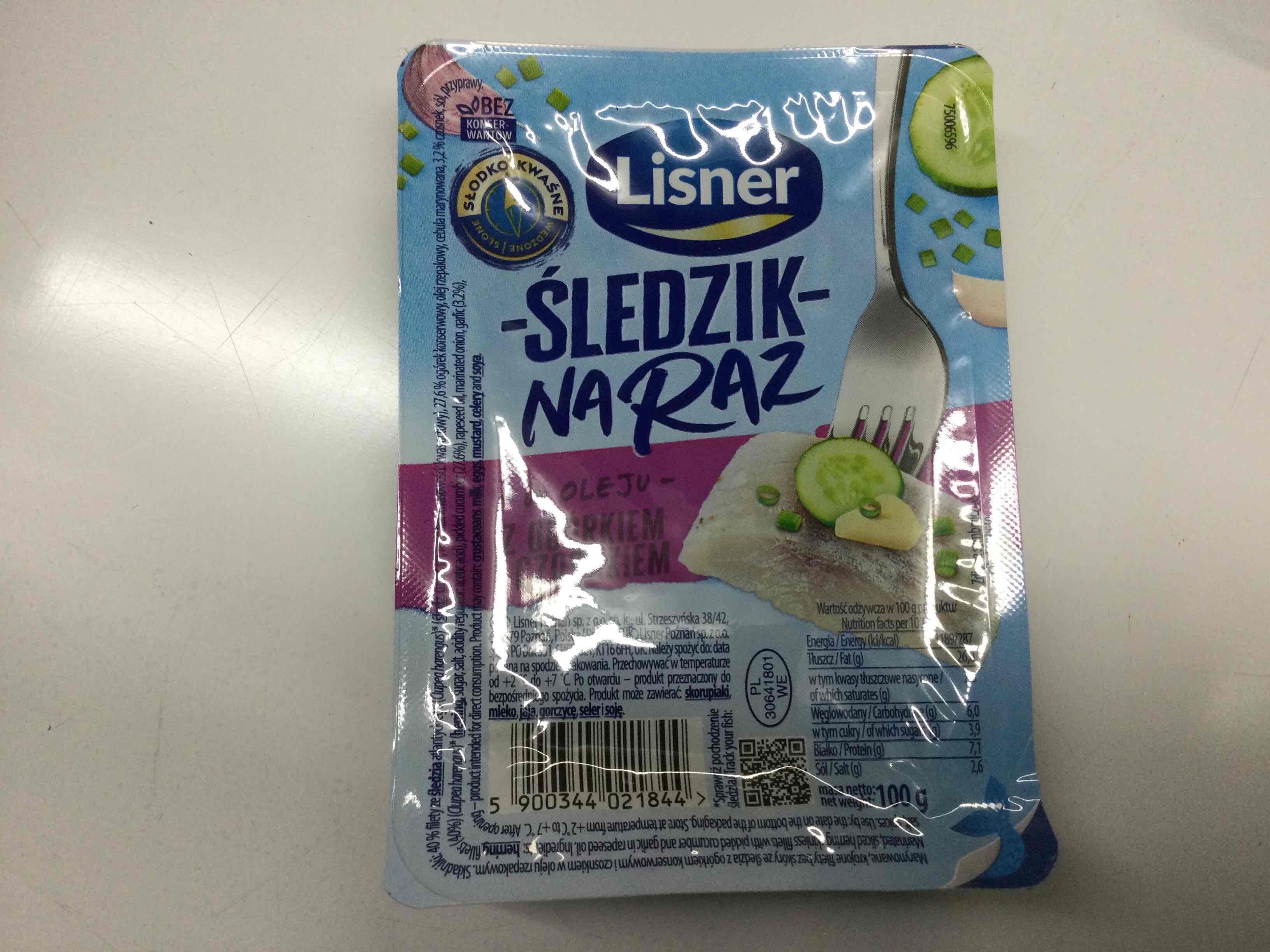 Sledzik na raz
