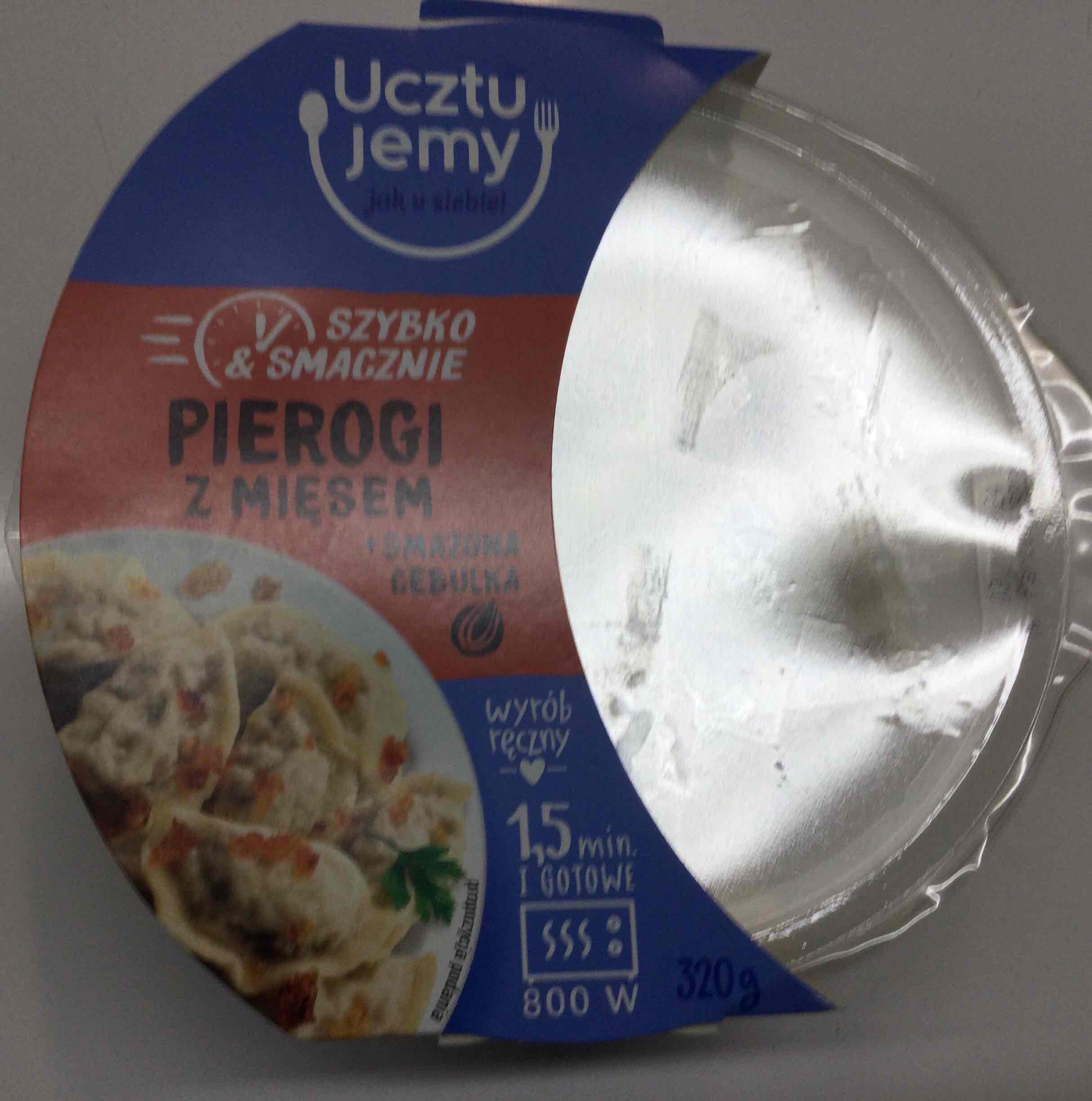 Pierogi z mięsem + smażona cebulka
