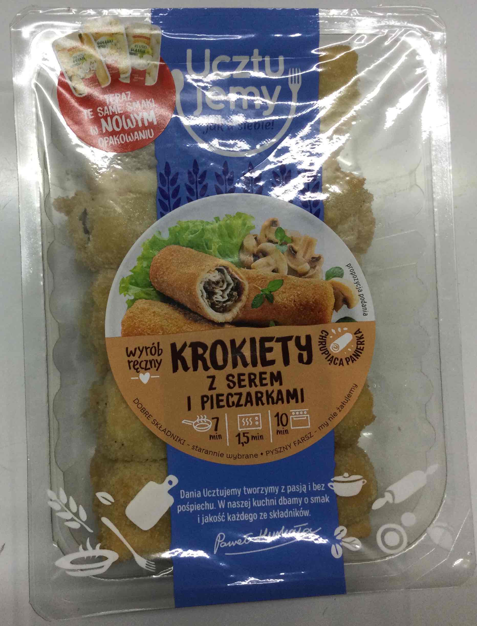 Krokiety z serem i pieczarkami