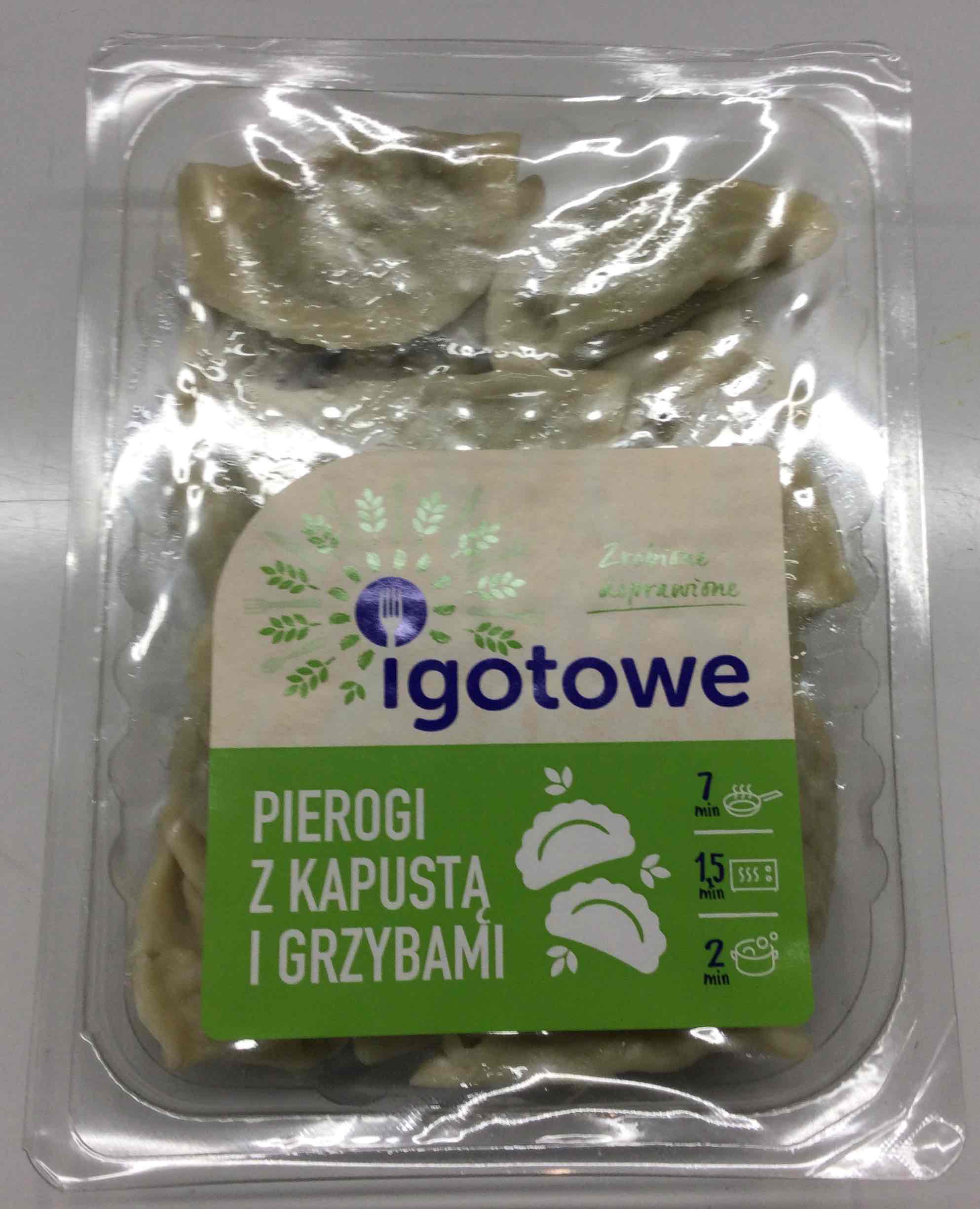 Pierogi z kapustą i grzybami