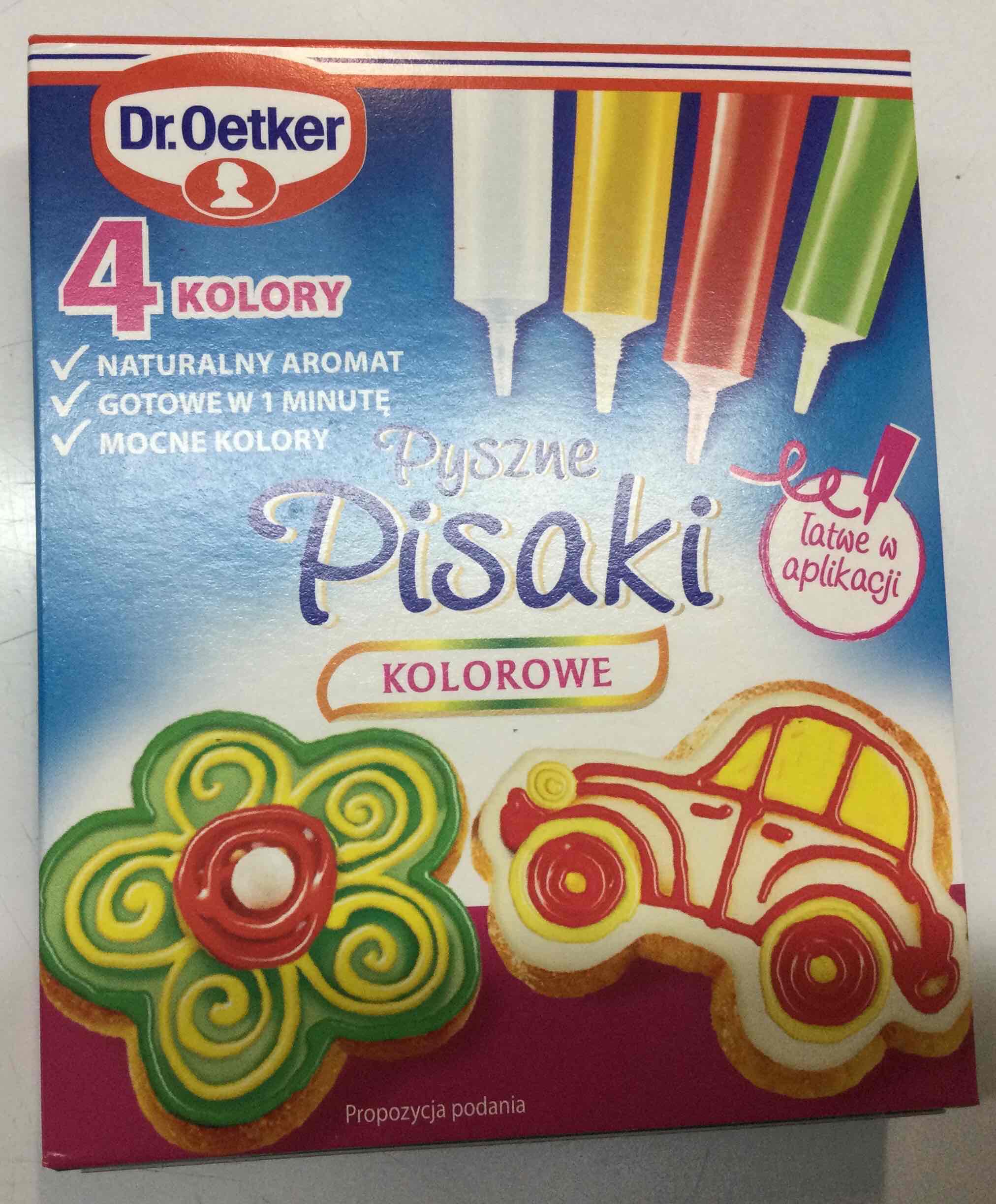 Pisaki pyszne kolorowe