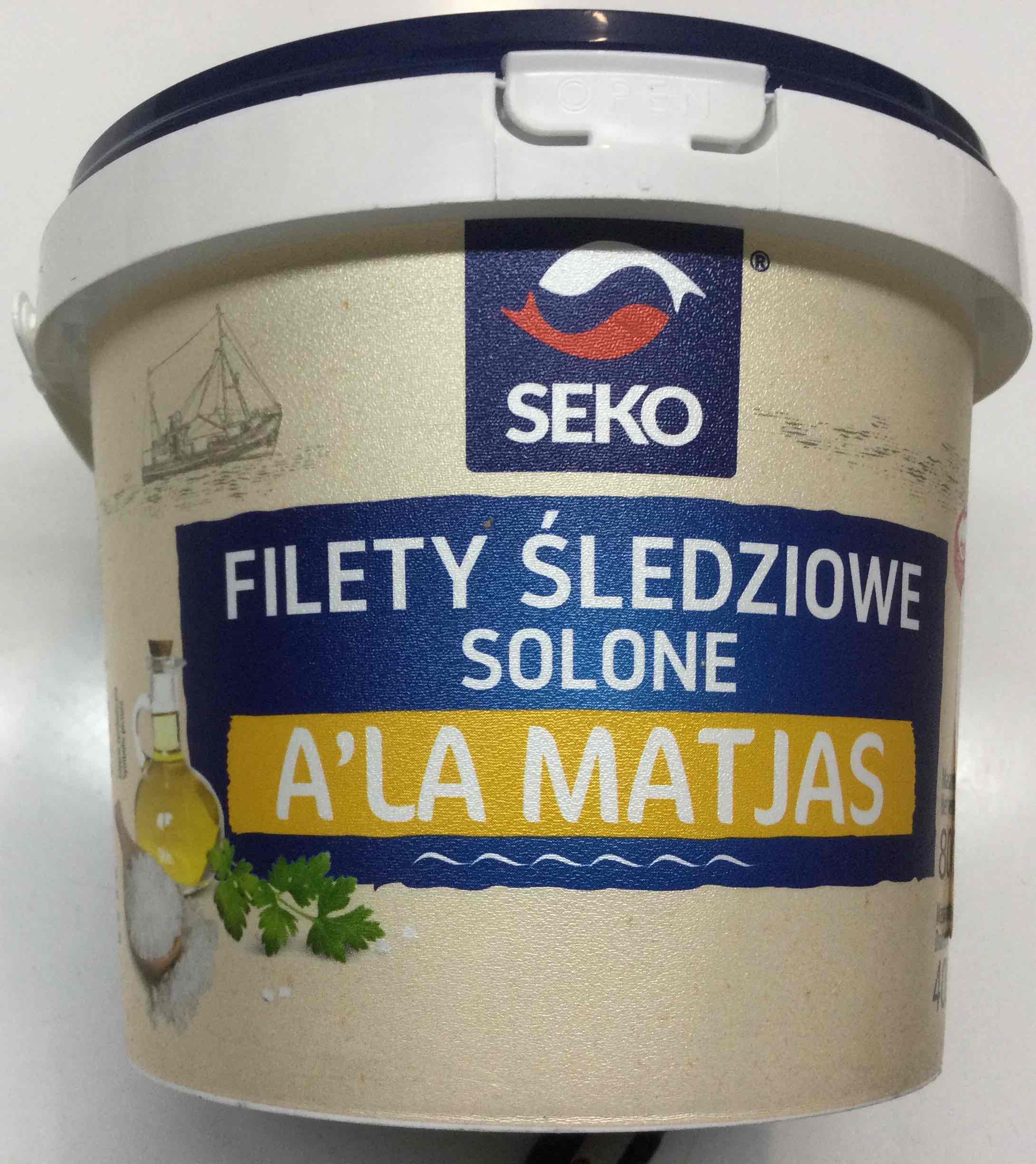 Filety śledziowe solone