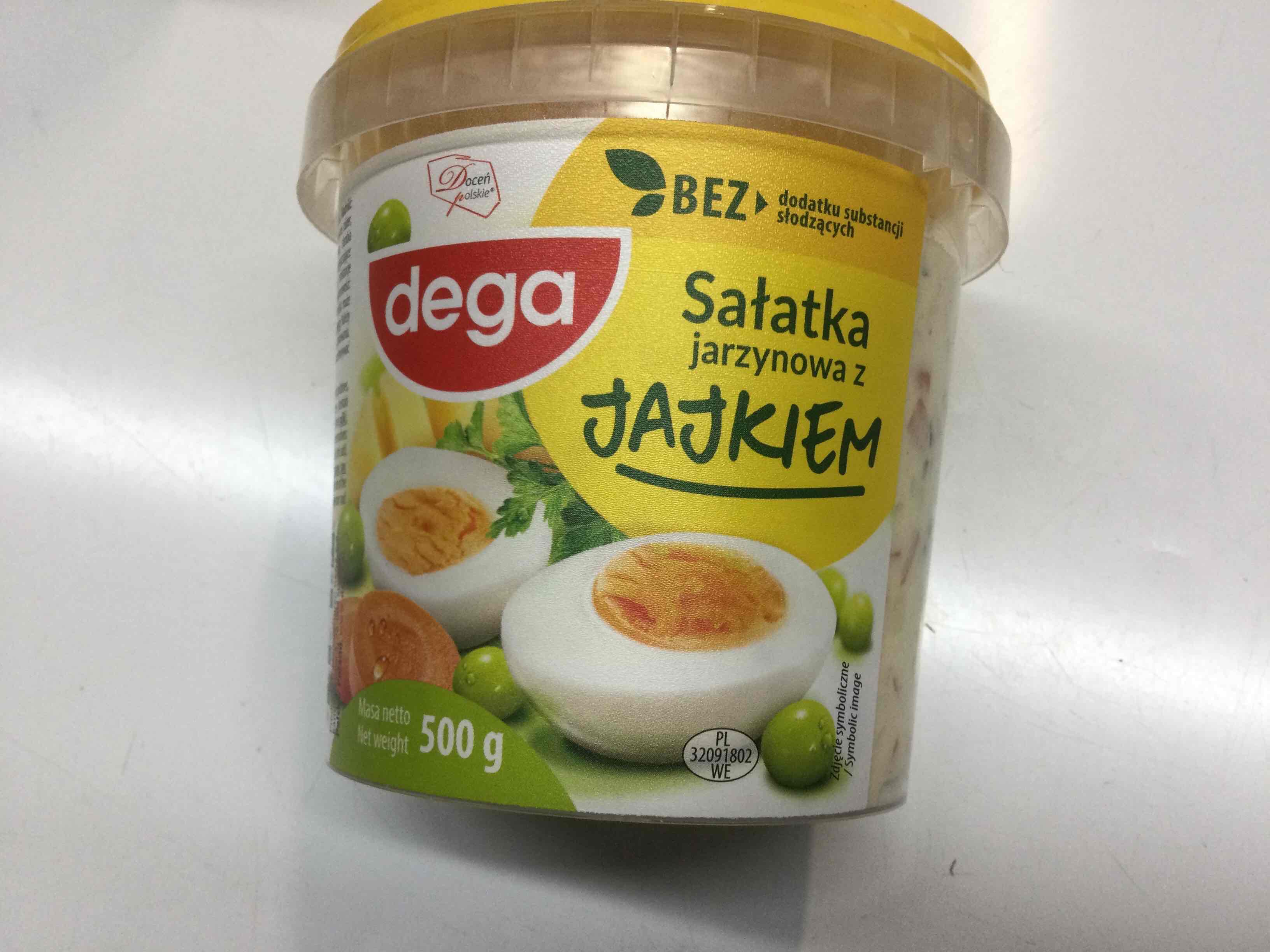 Salatka z jajkiem