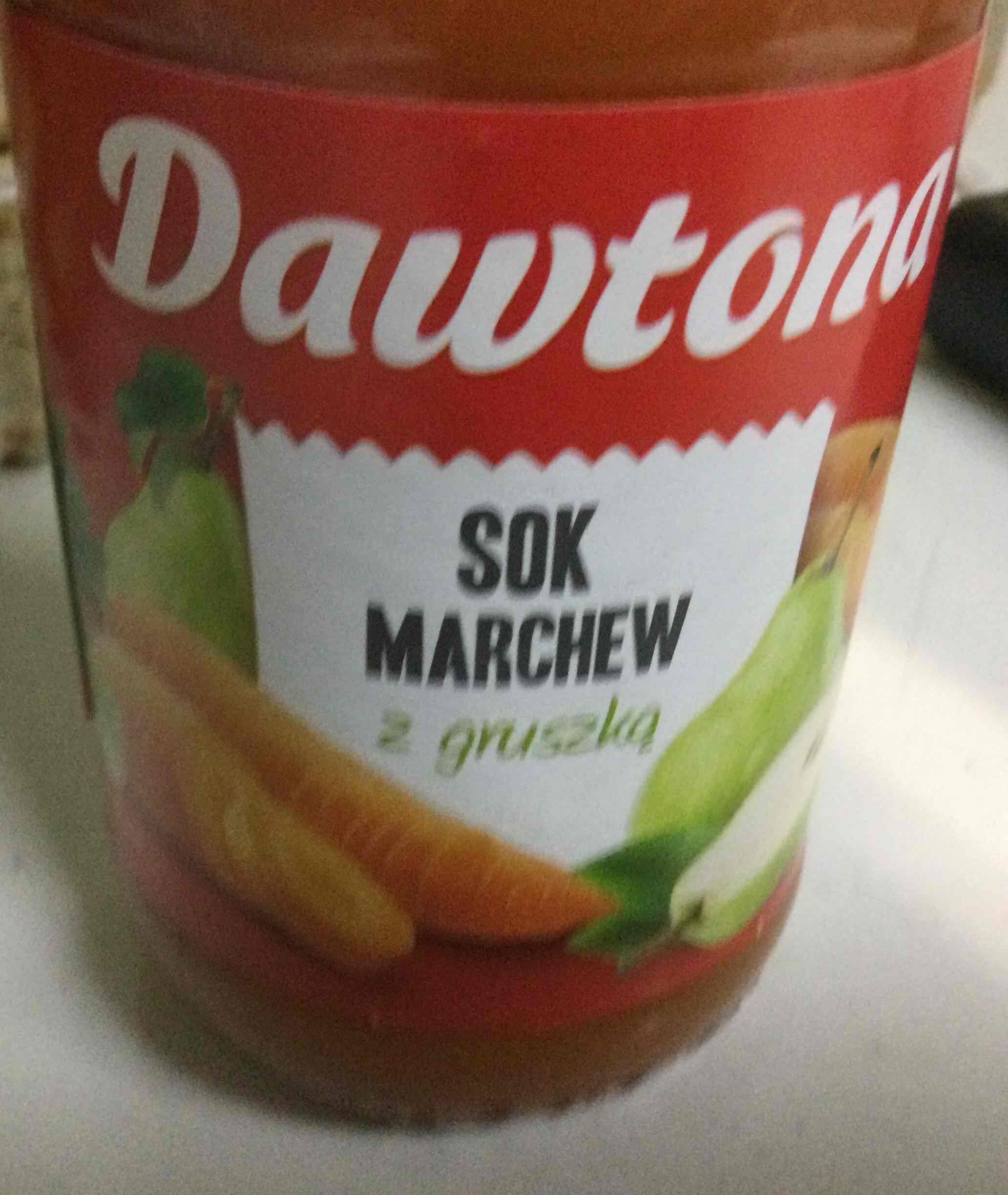 Sok marchew z gruszką
