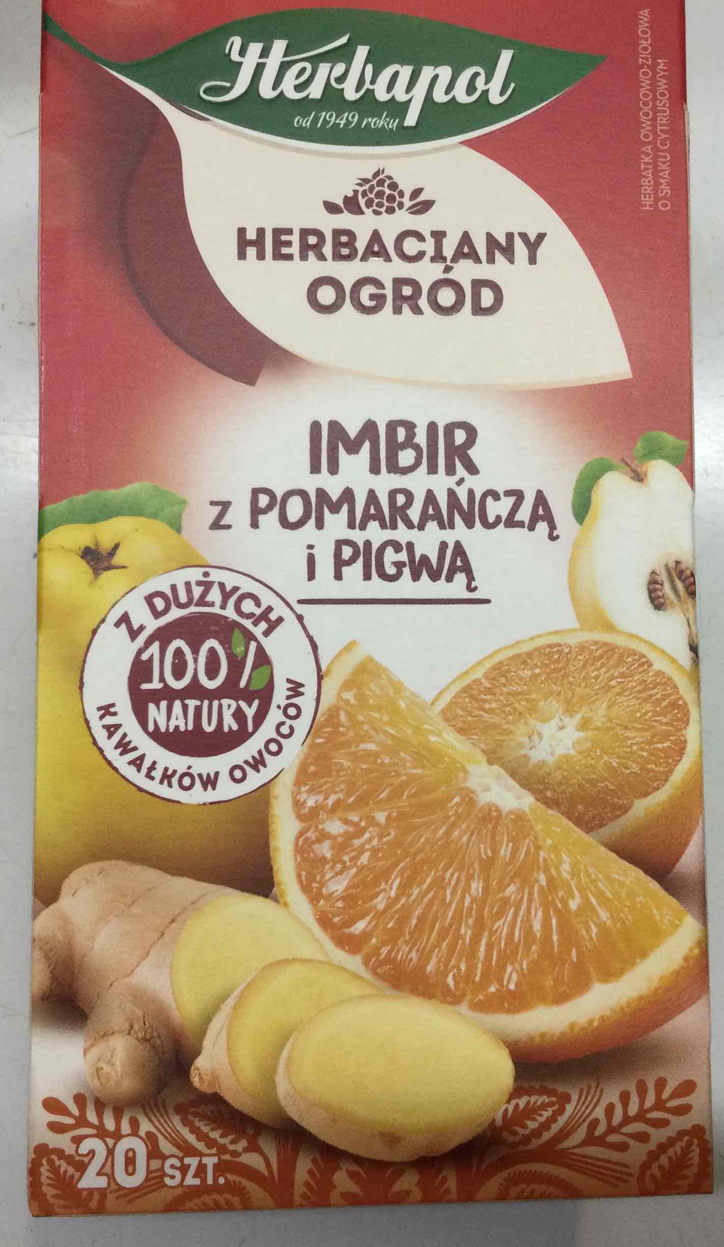 Imbir z pomarańczą i pigwą
