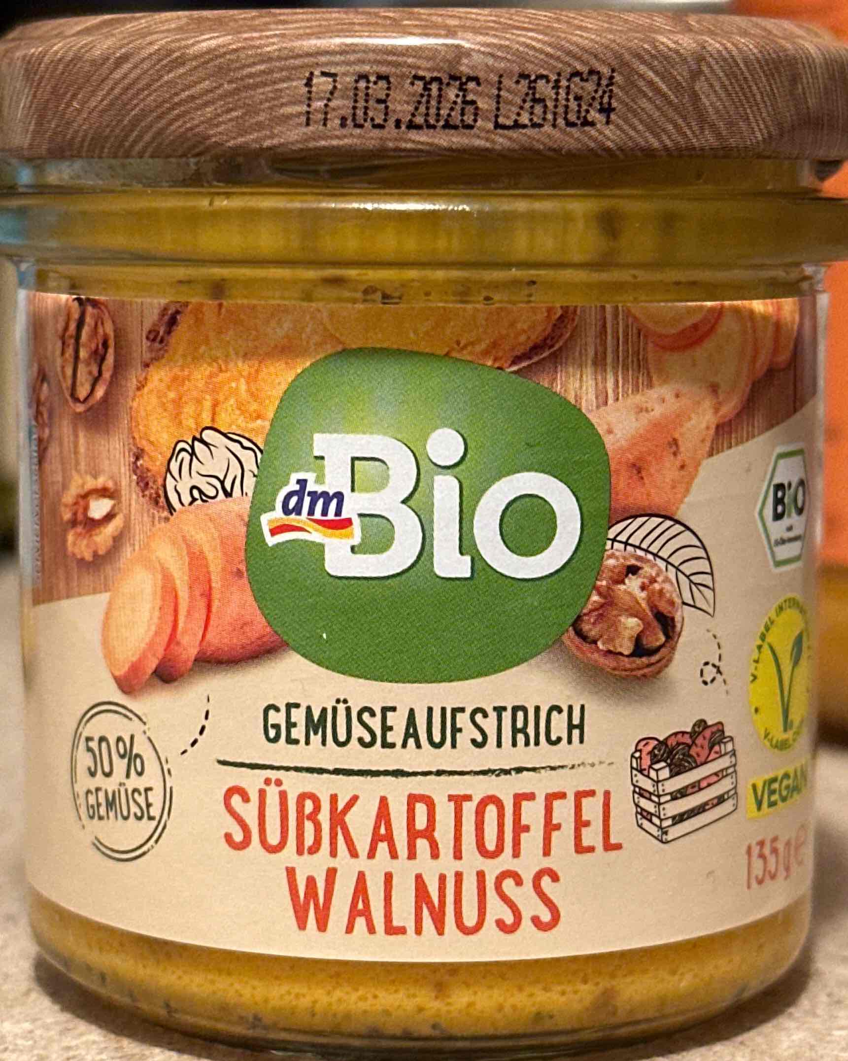 Gemüseaufstrich Süßkartoffel/Walnuss