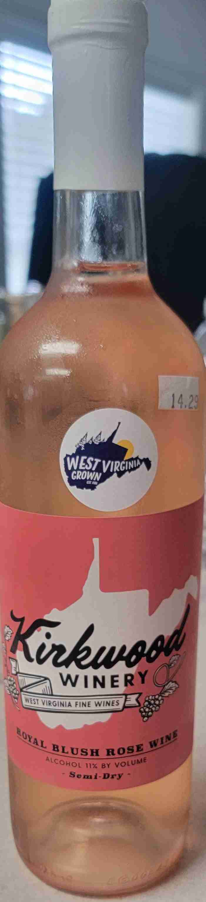 Royal Blush rose wine