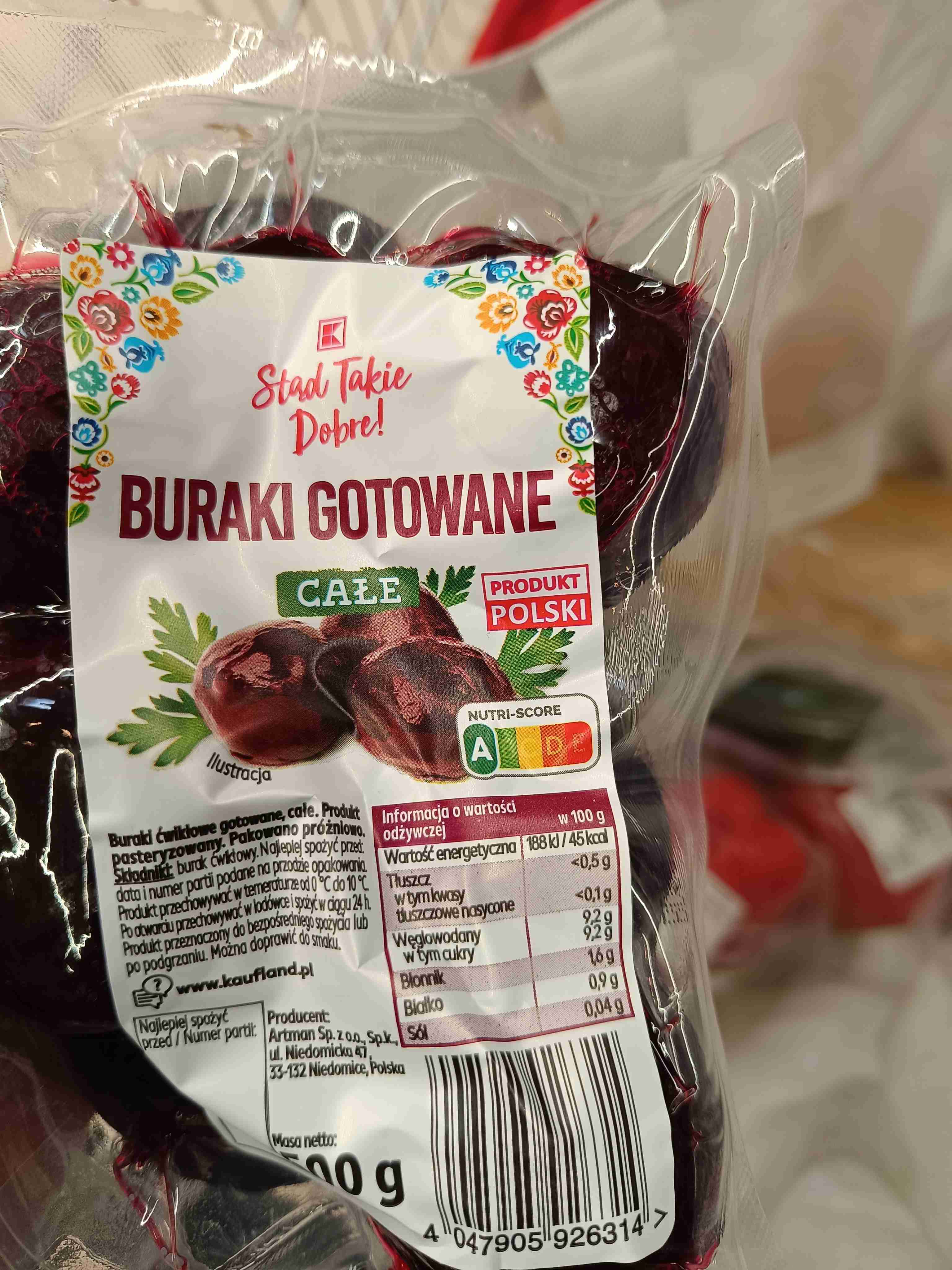 Buraki gotowane