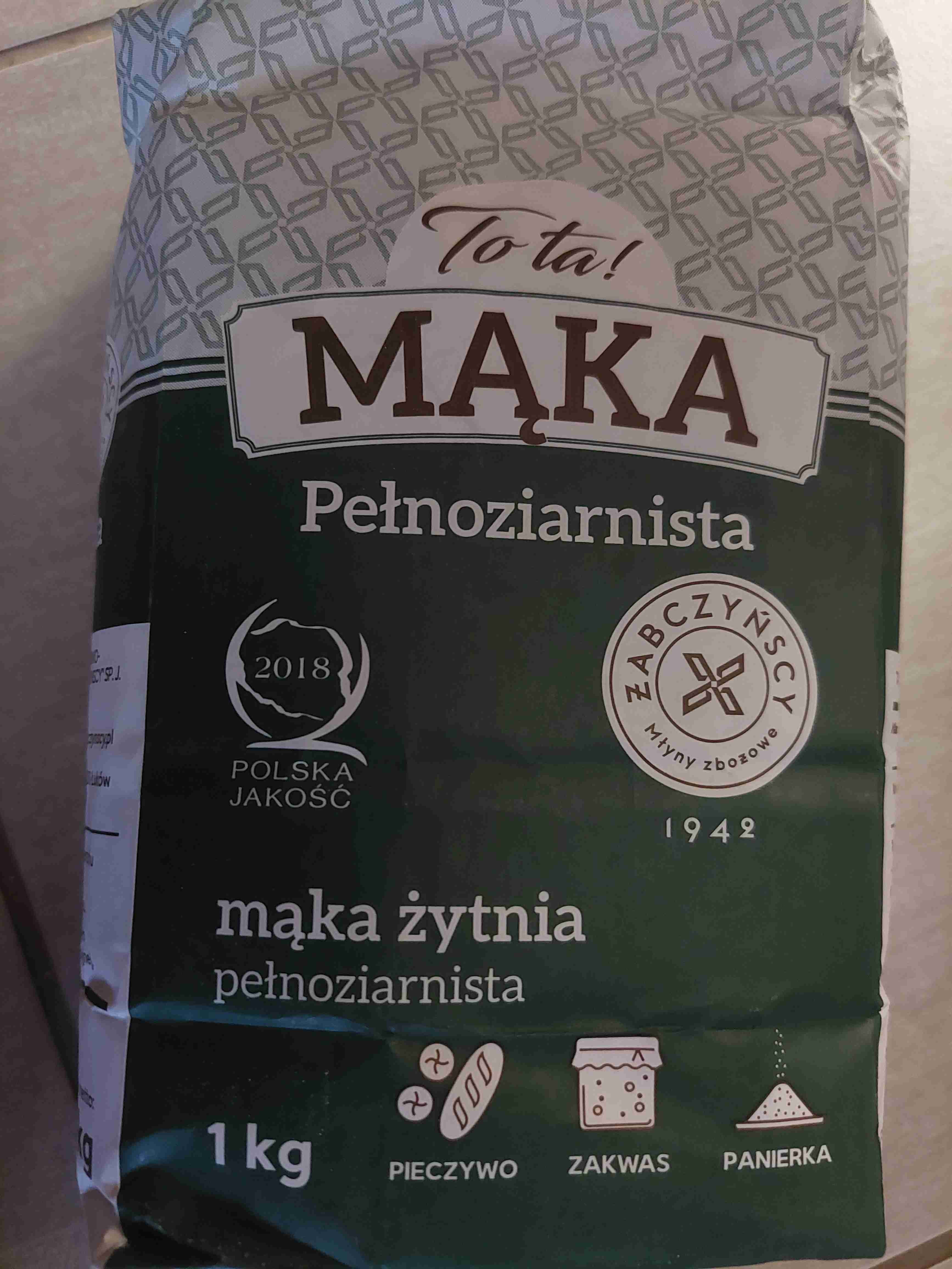 Mąka żytnia pełnoziarnista