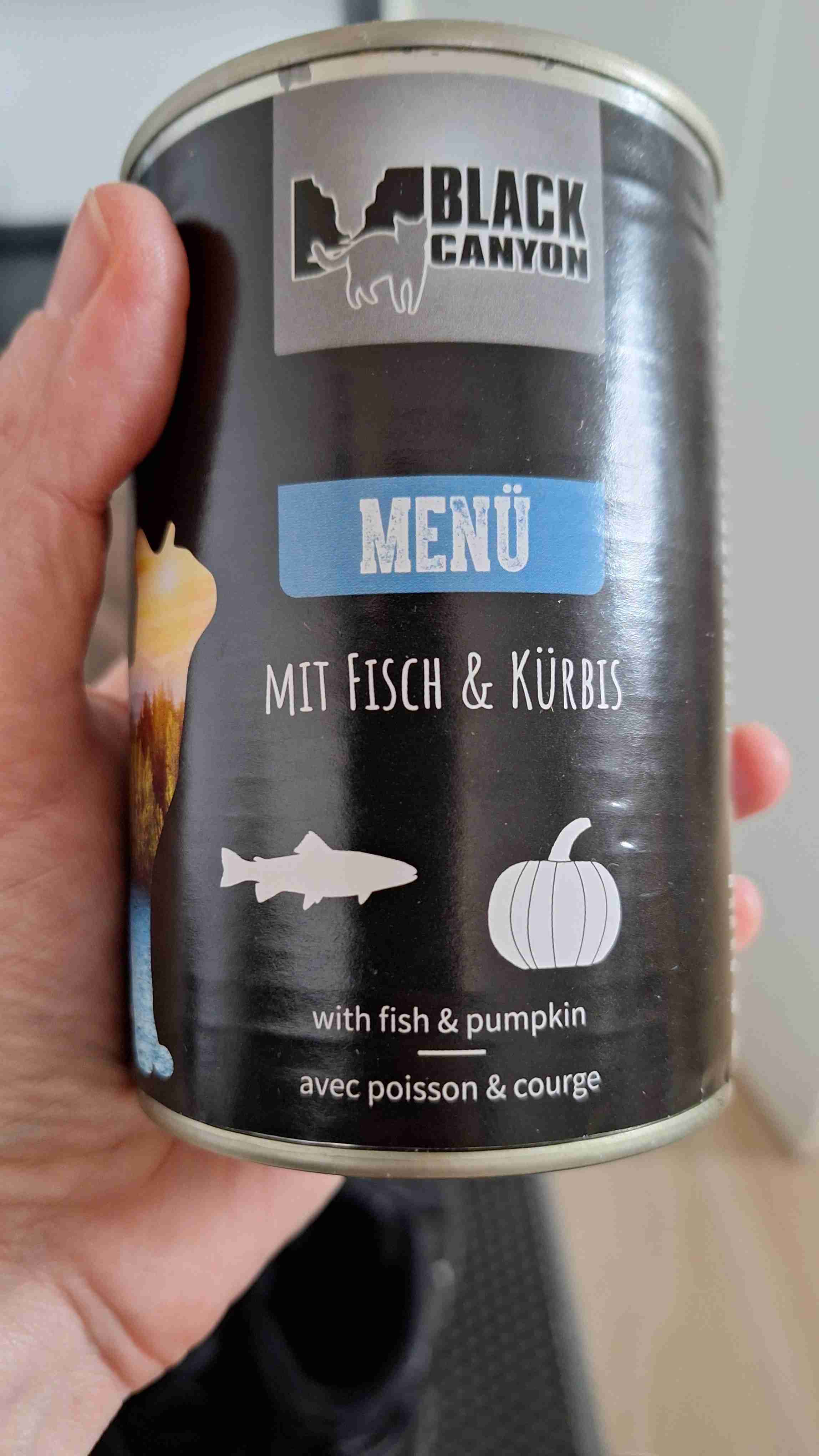Menü mit Fisch & Kürbis