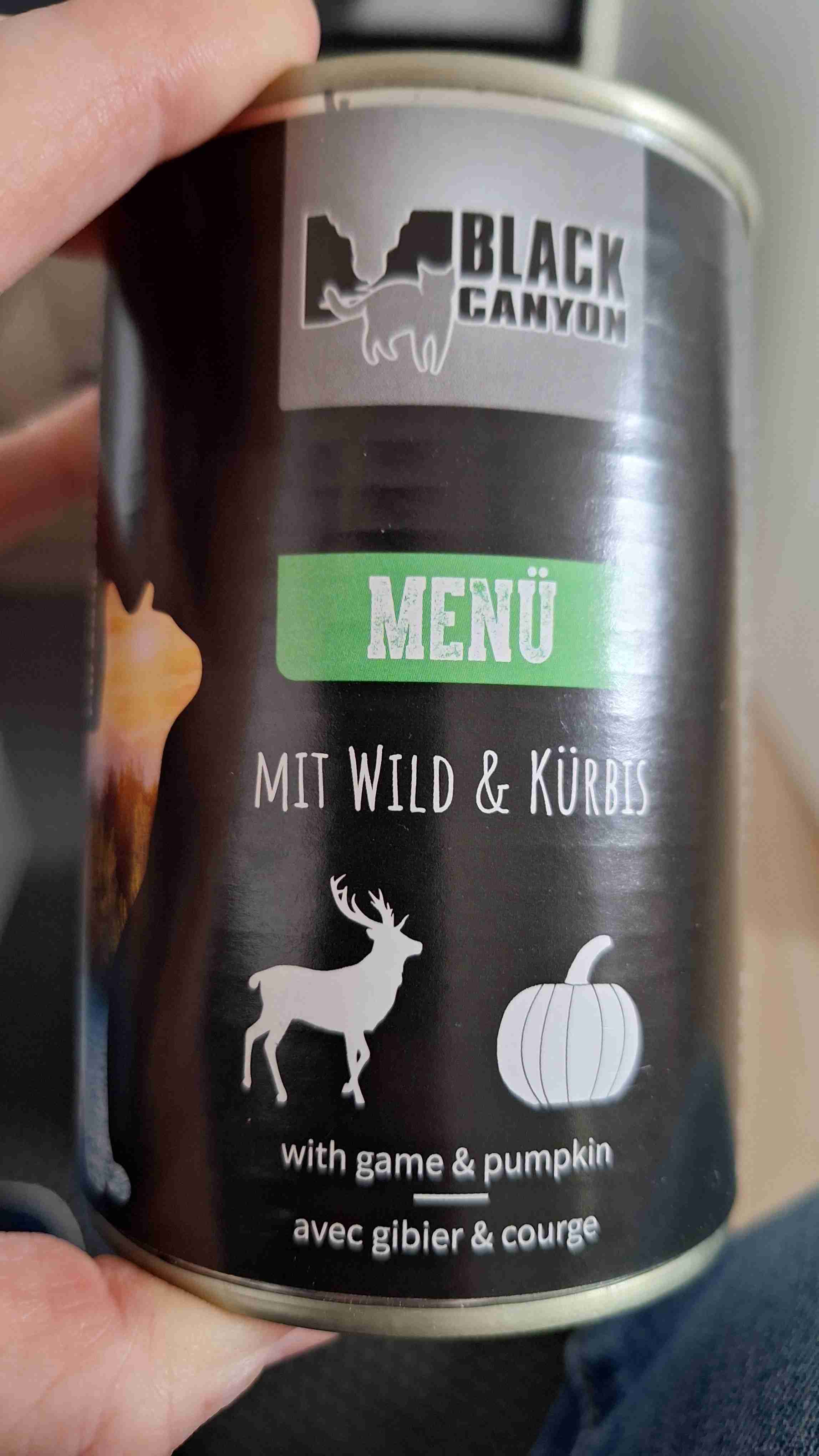 Menü mit Wild & Kürbis