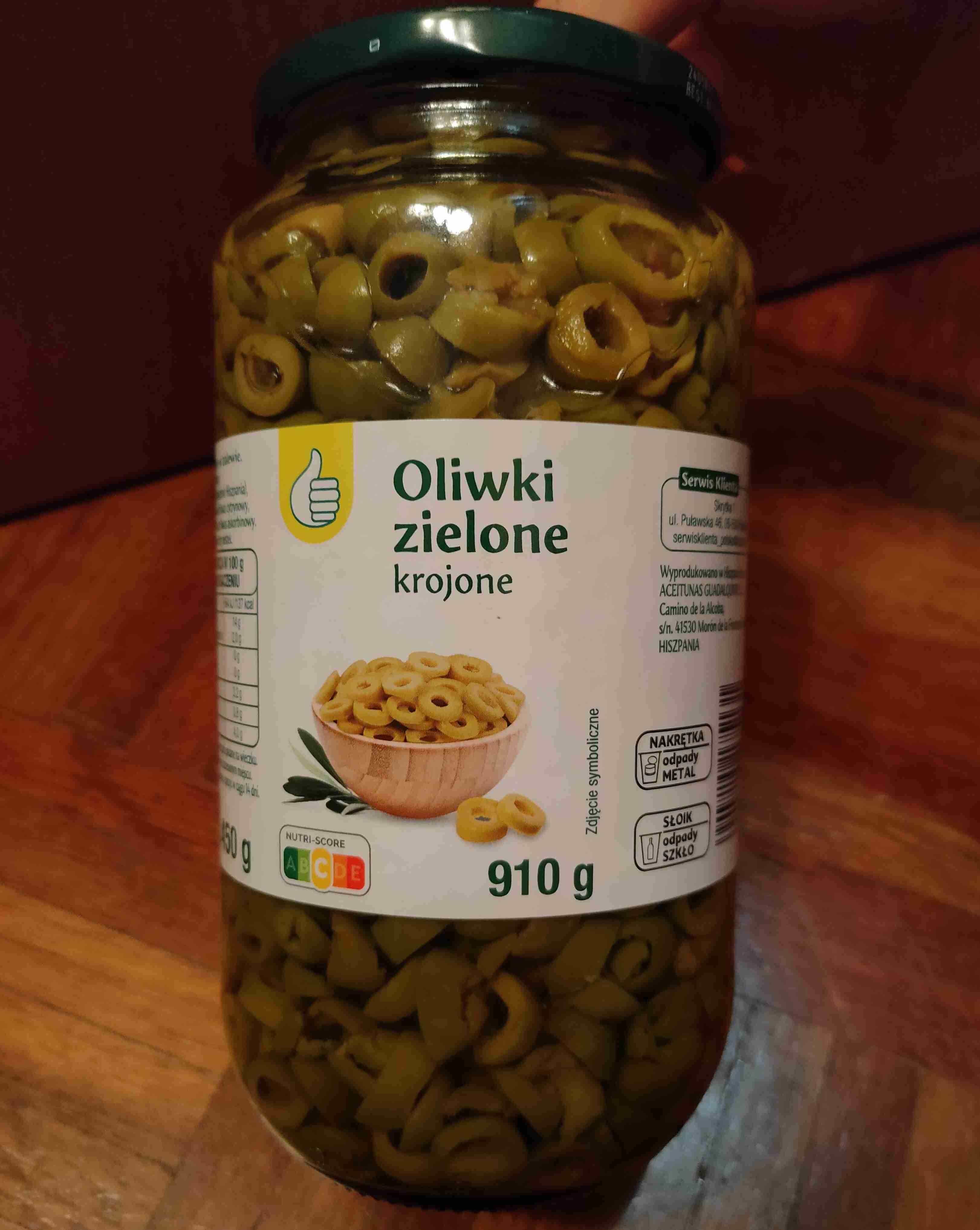 Oliwki zielone krojone 