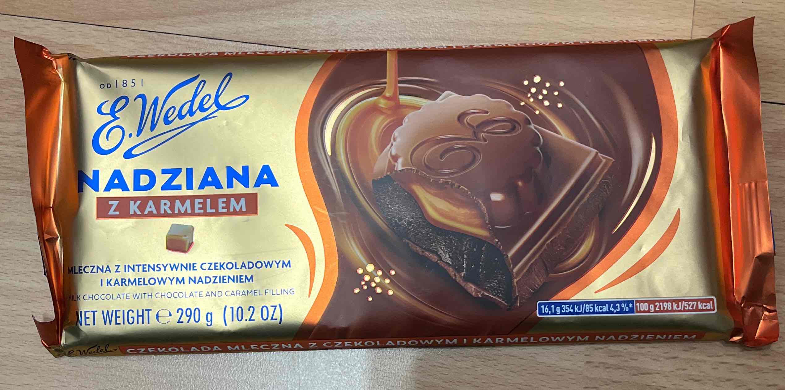 Czekolada z karmelem