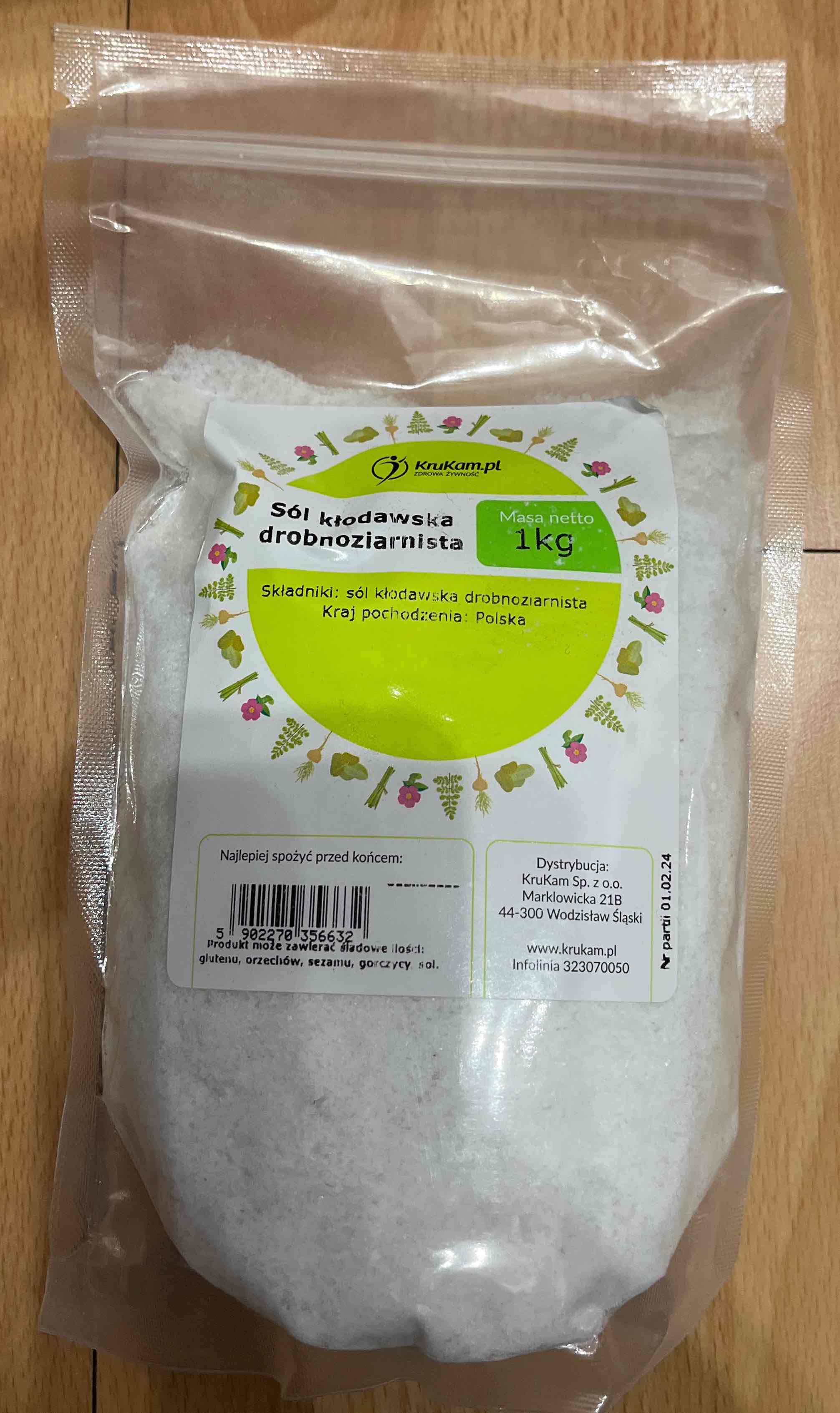Sól kłodawska drobnoziarnista