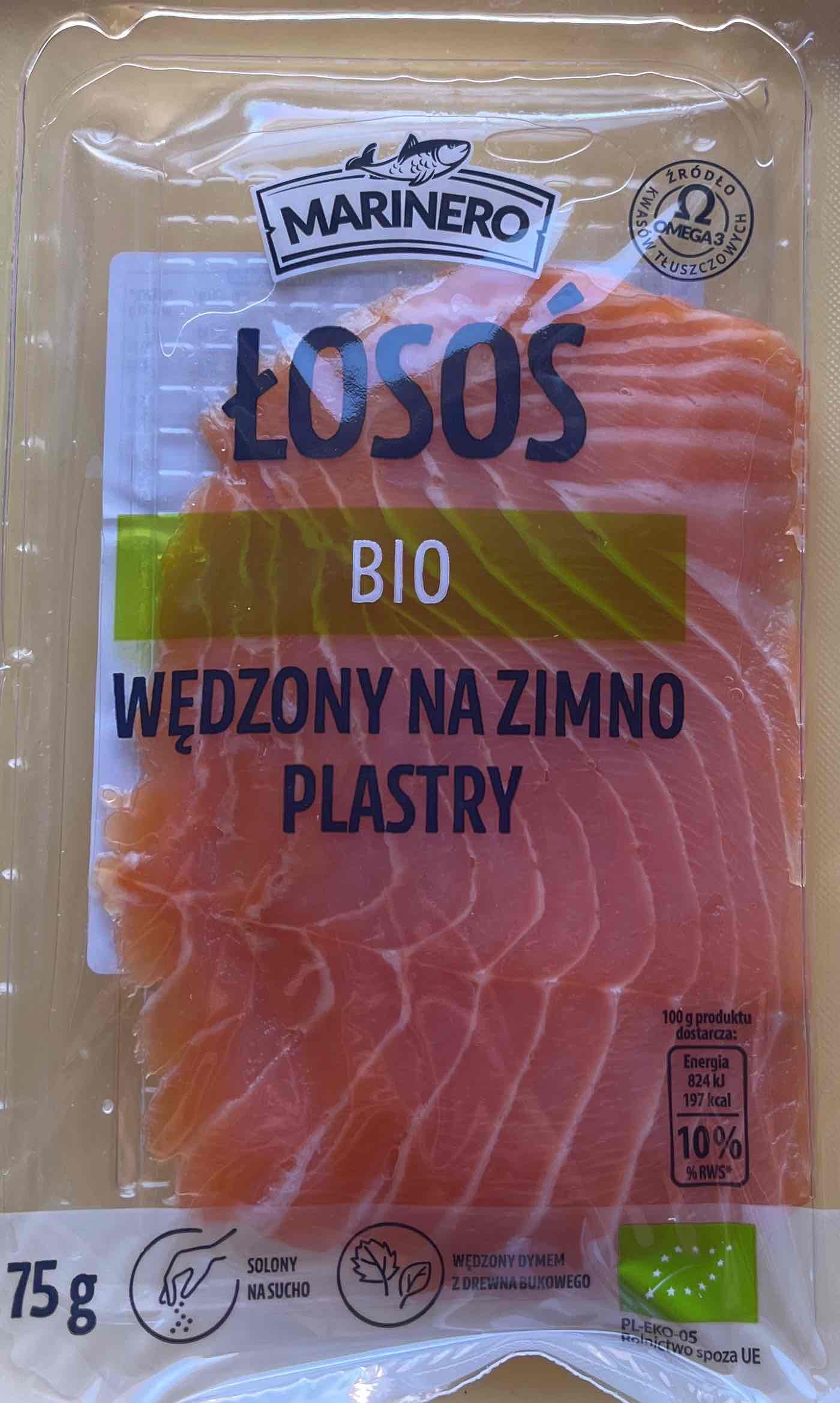 Łosoś wędzony na zimno BIO