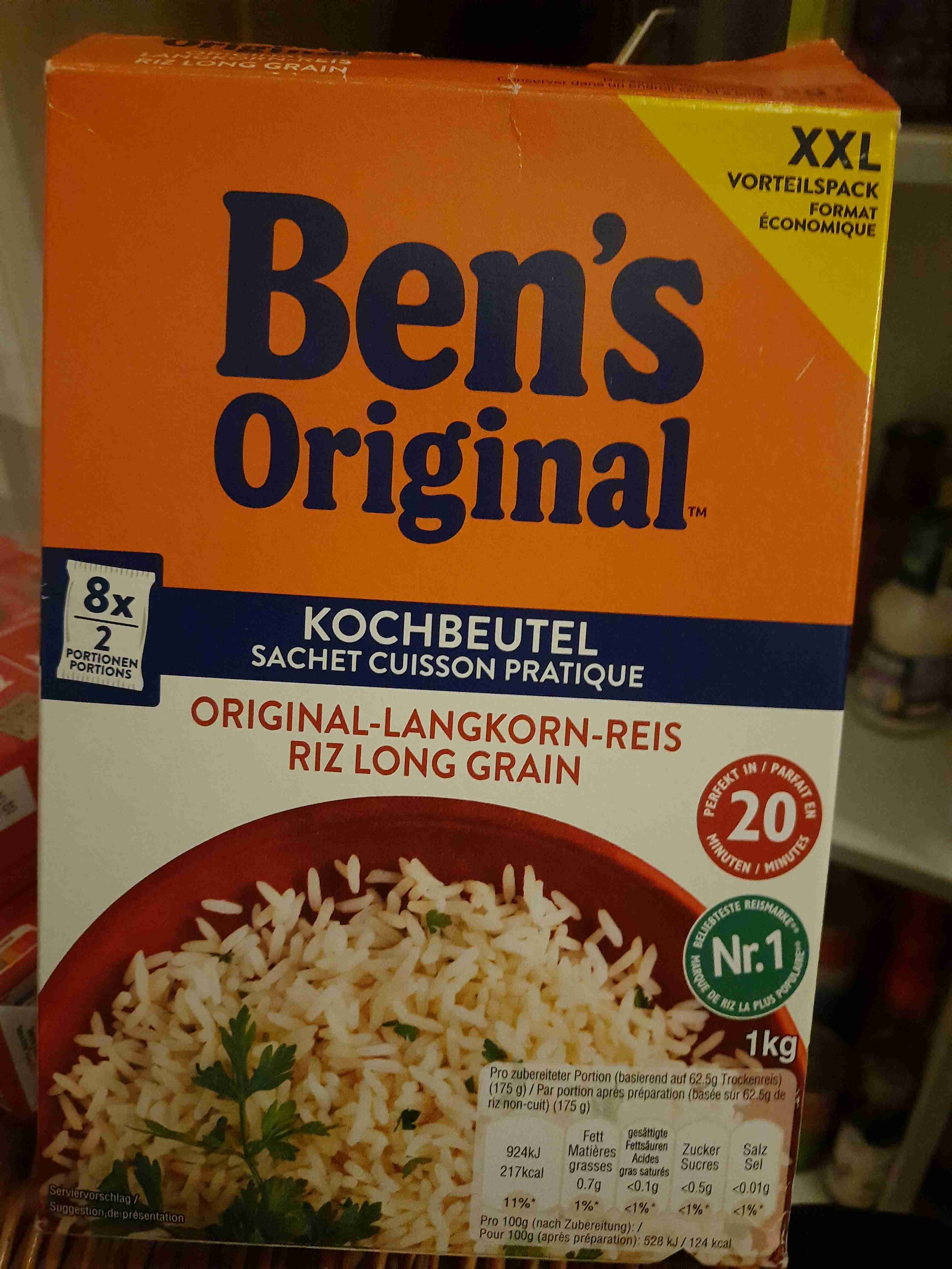 Ben's Langkorn Reis XXL 20 min.