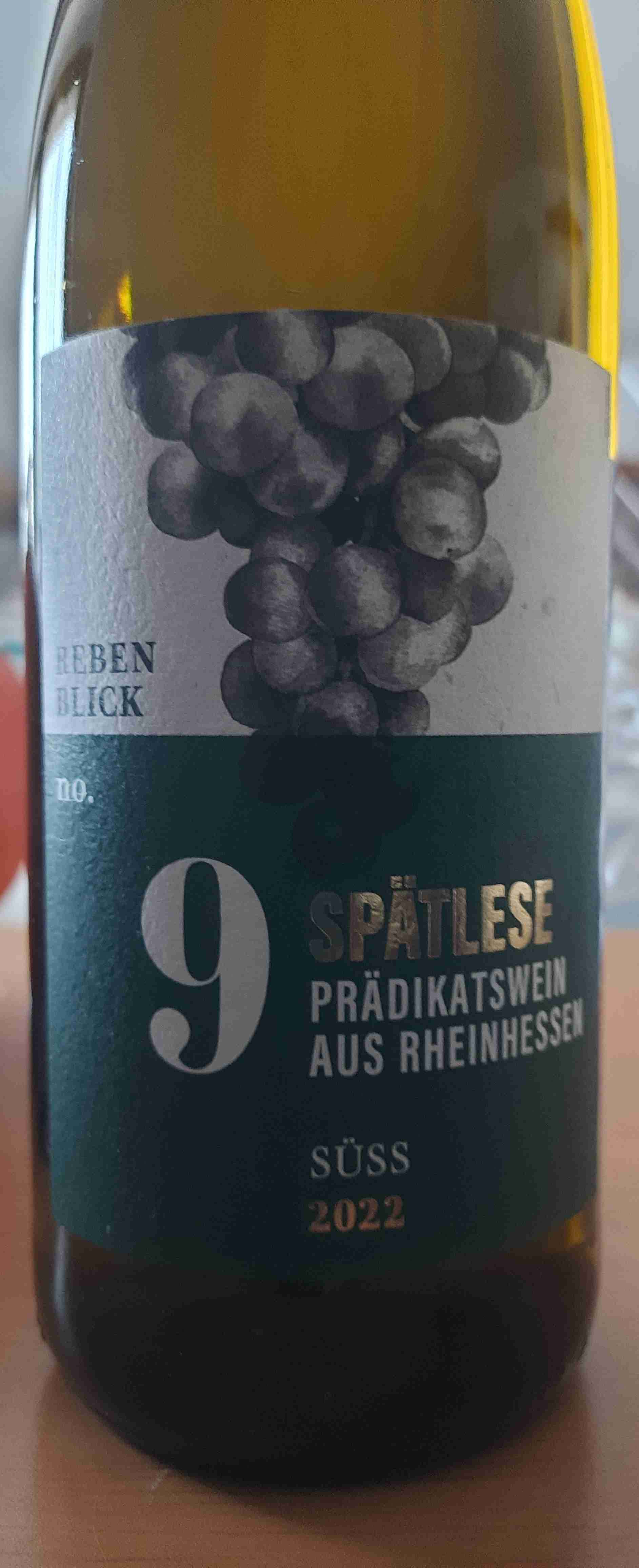 No. 9 Weißwein Spätlese