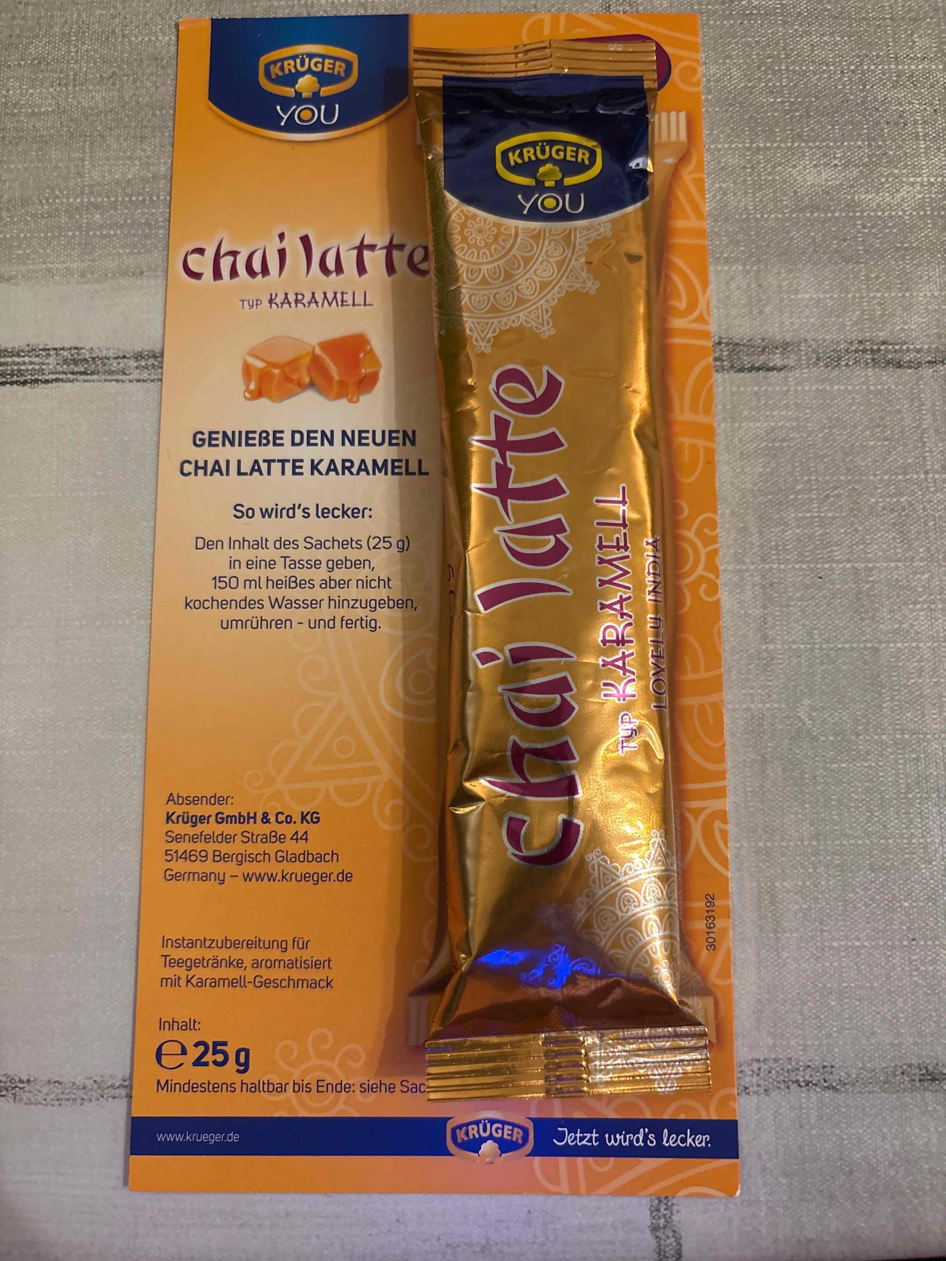Chai Latte Typ Karamell