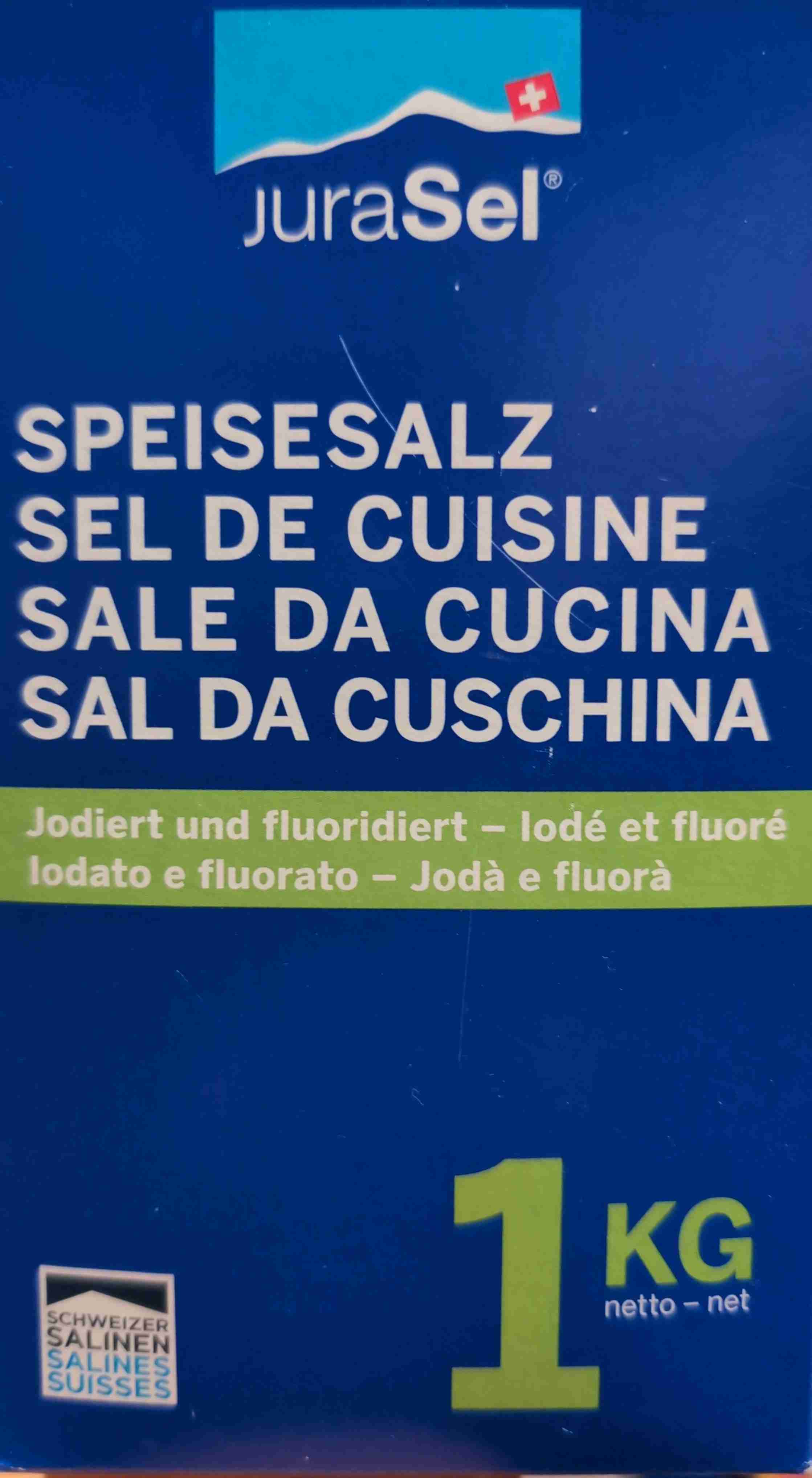jurasel Speisesalz jodiert und fluoridiert