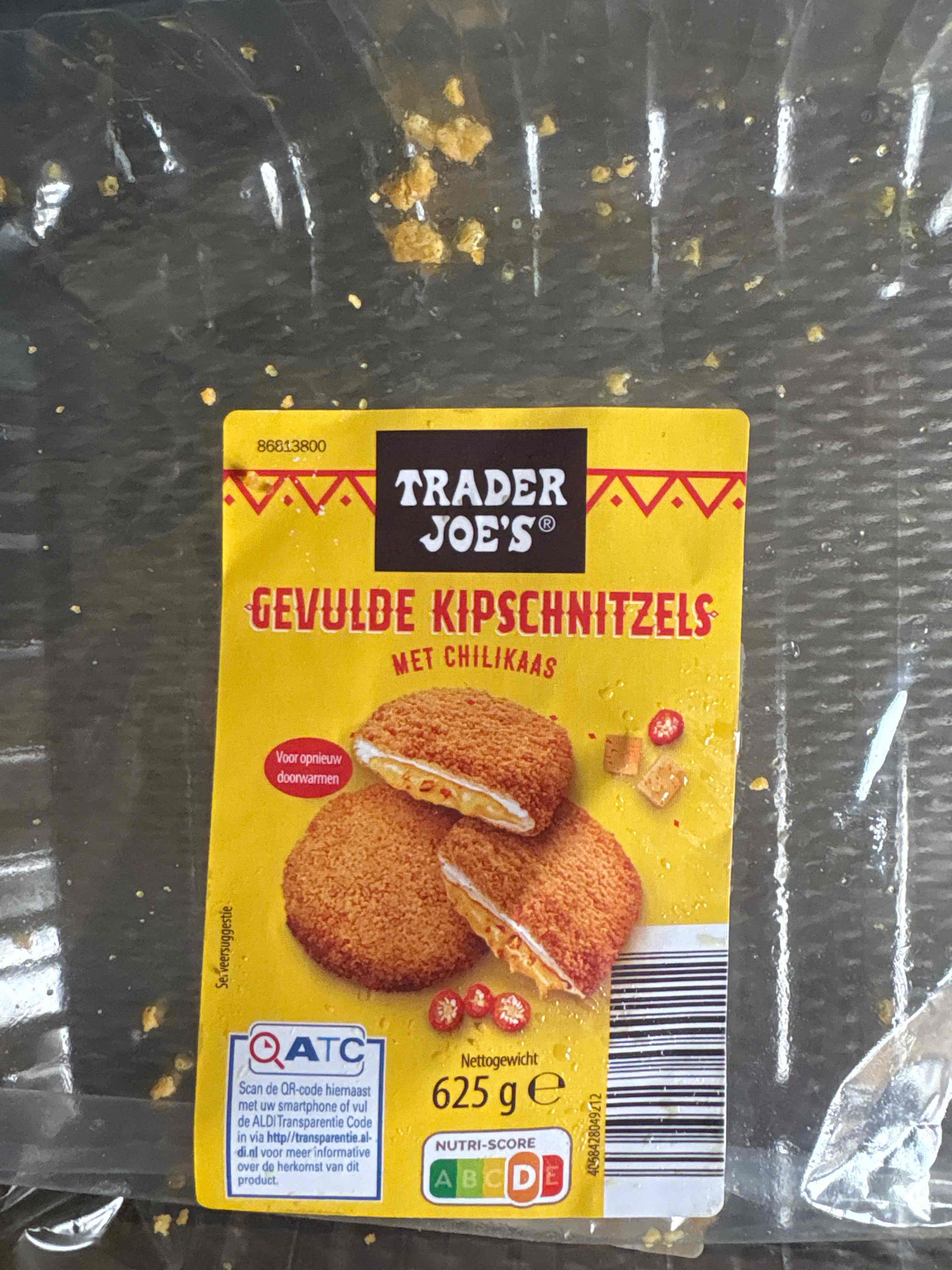 Gevulde kipschnitzel