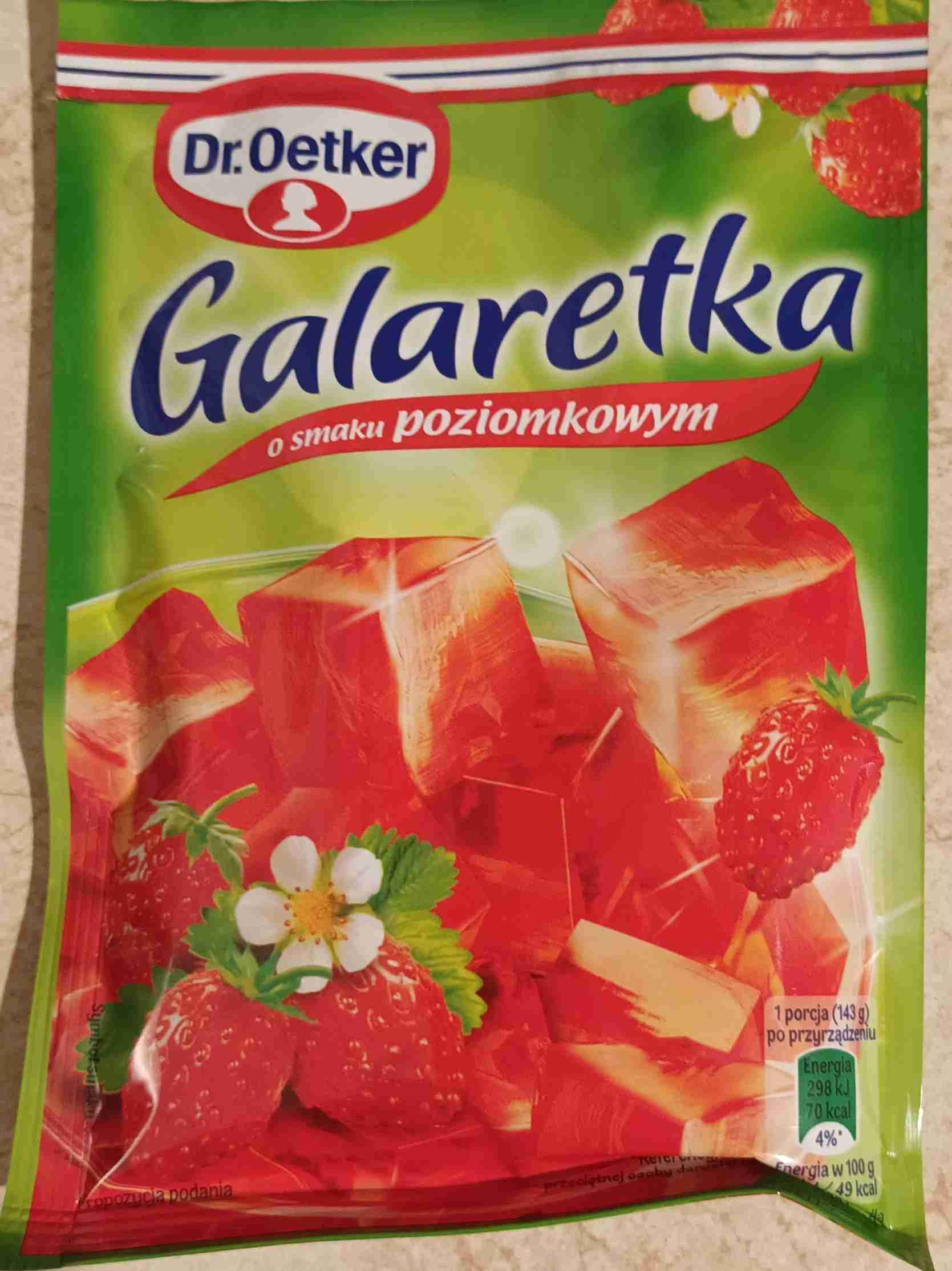 Galaretka poziomkowa