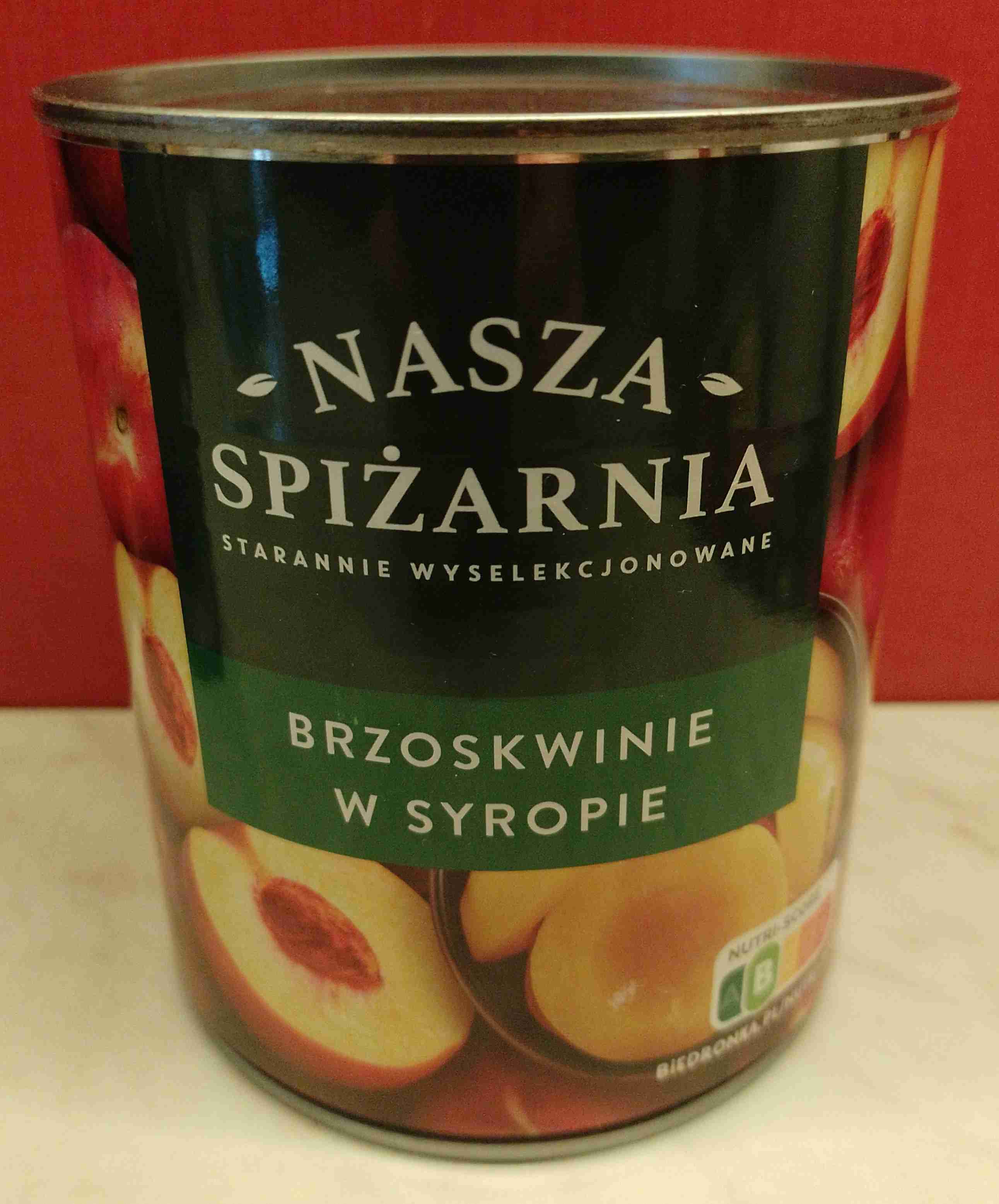 Brzoskwinie w syropie