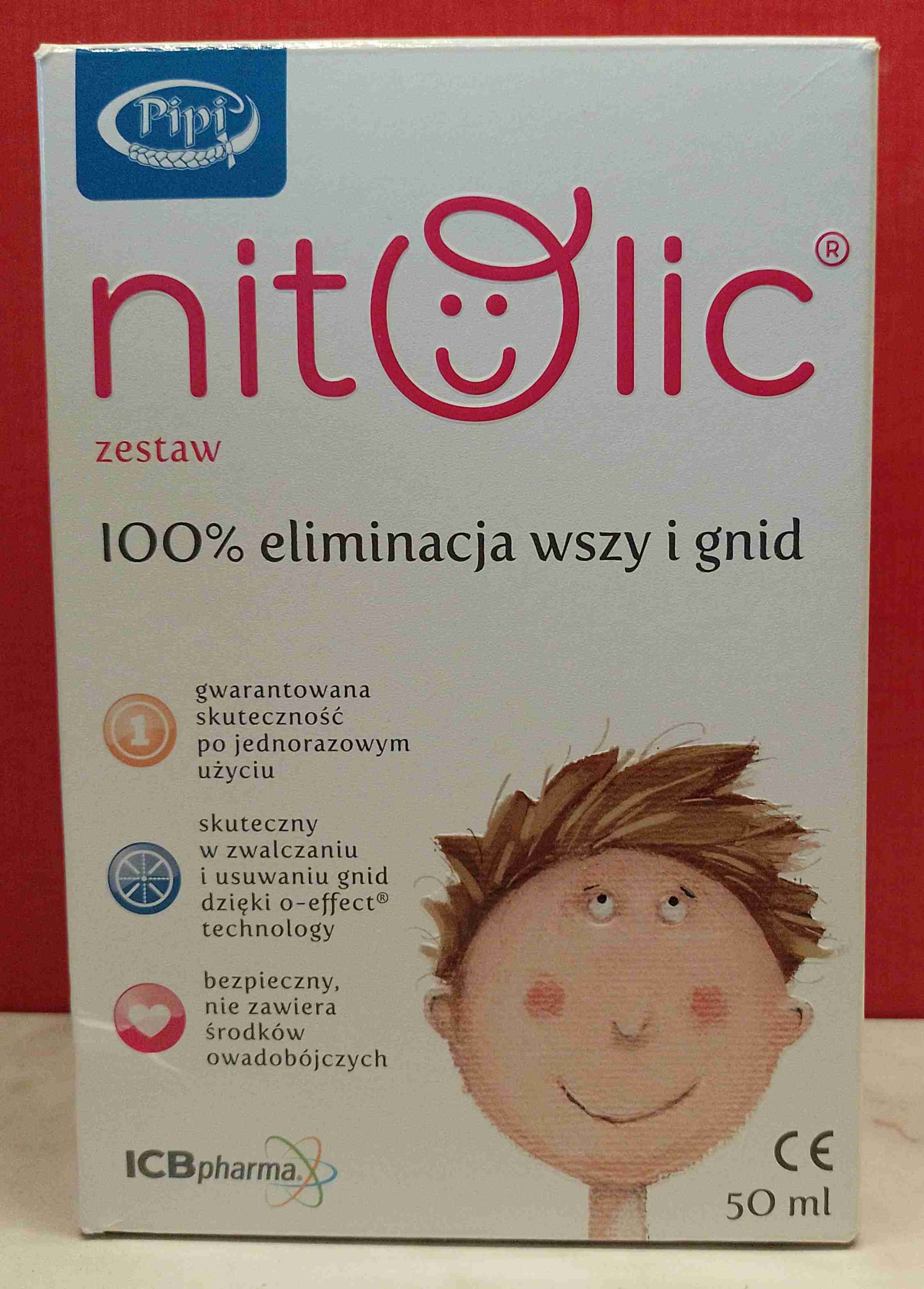 Zestaw Pipi Nitrolic (100% eliminacja wszy i gnid)