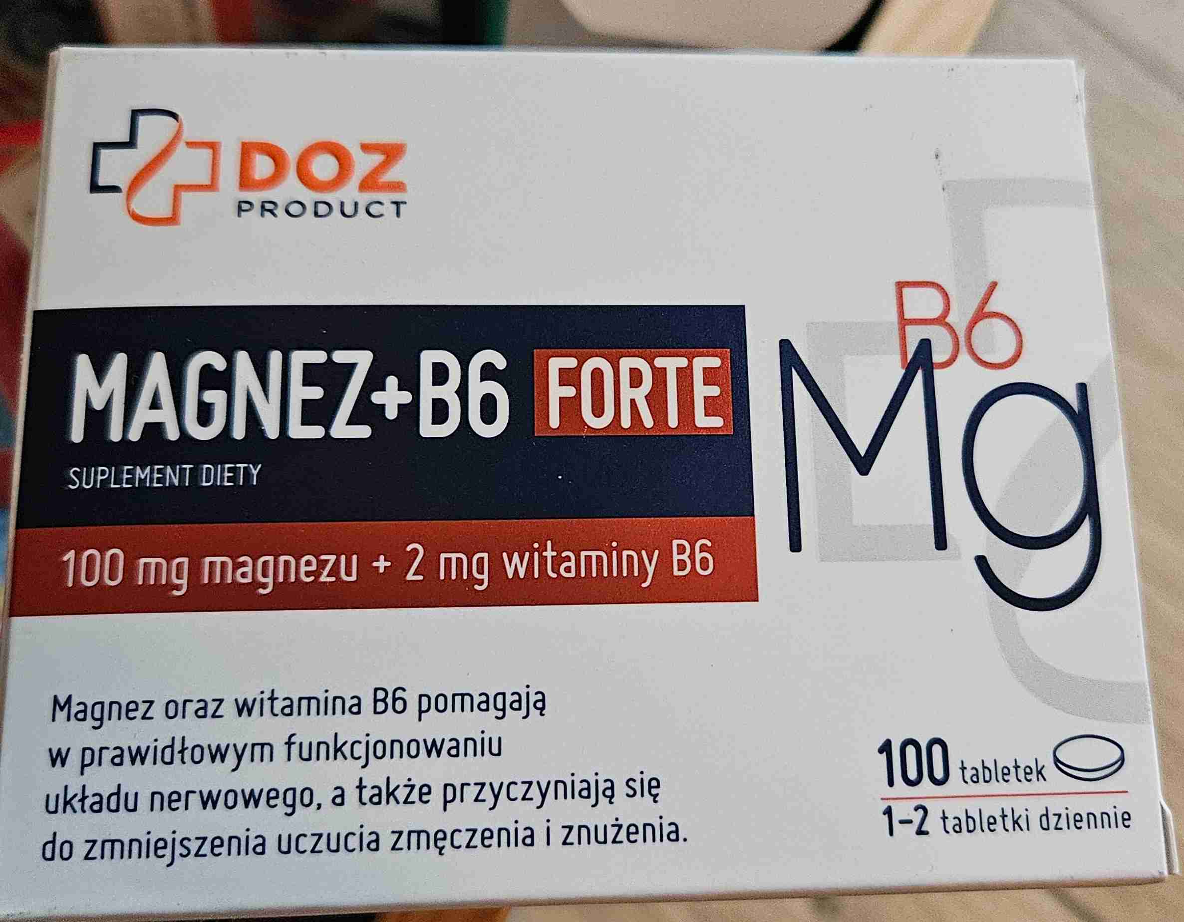Magnez +b6 forte 100mg
