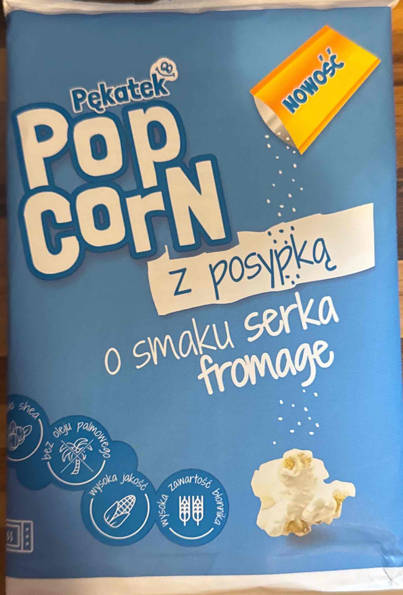 PopCorn z posypką serek fromage