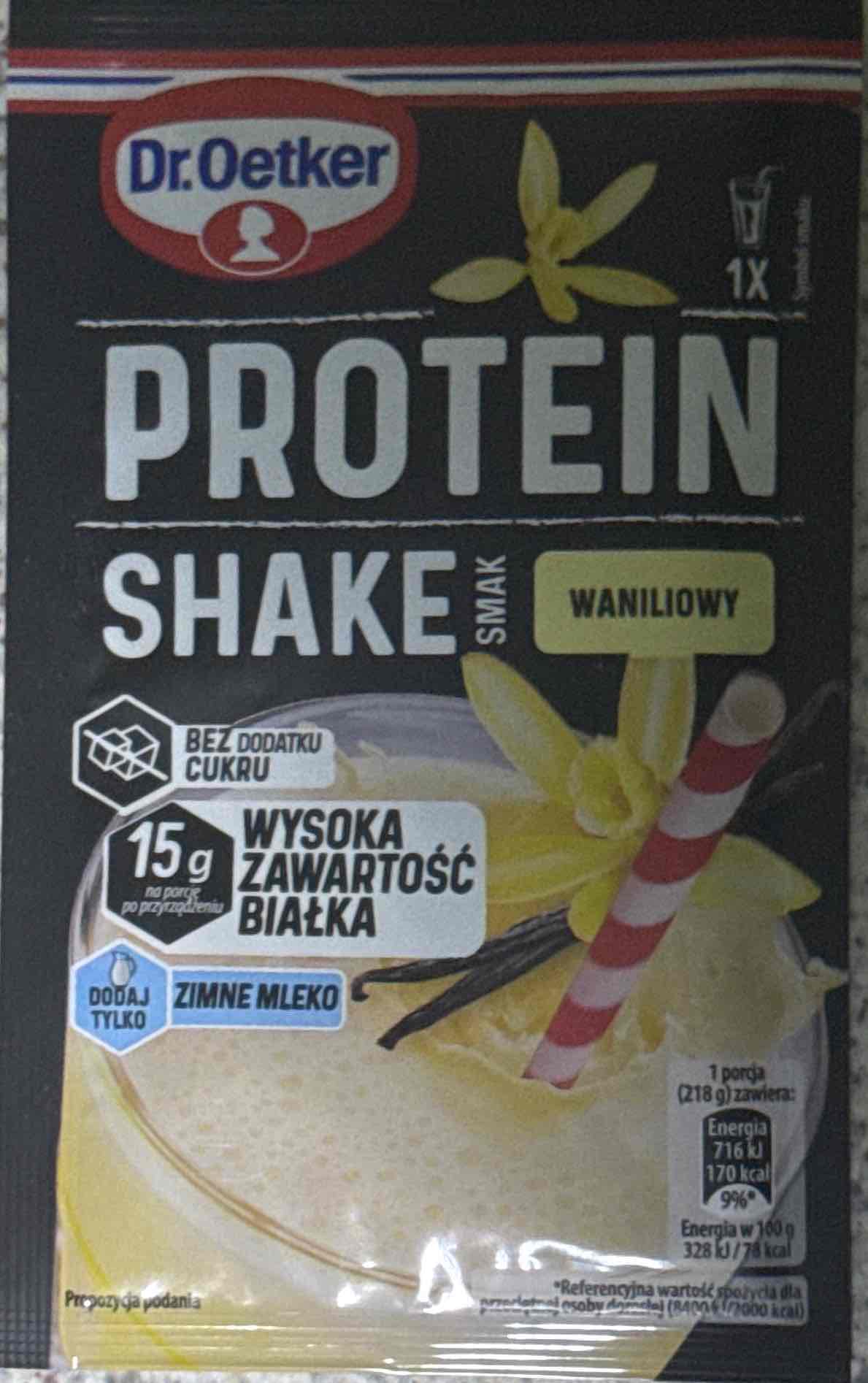 Protein shake waniliowy