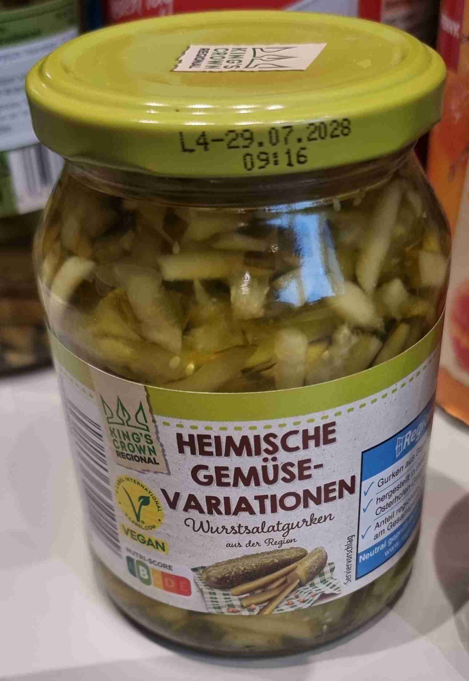 Heimische Gemüsevariationen