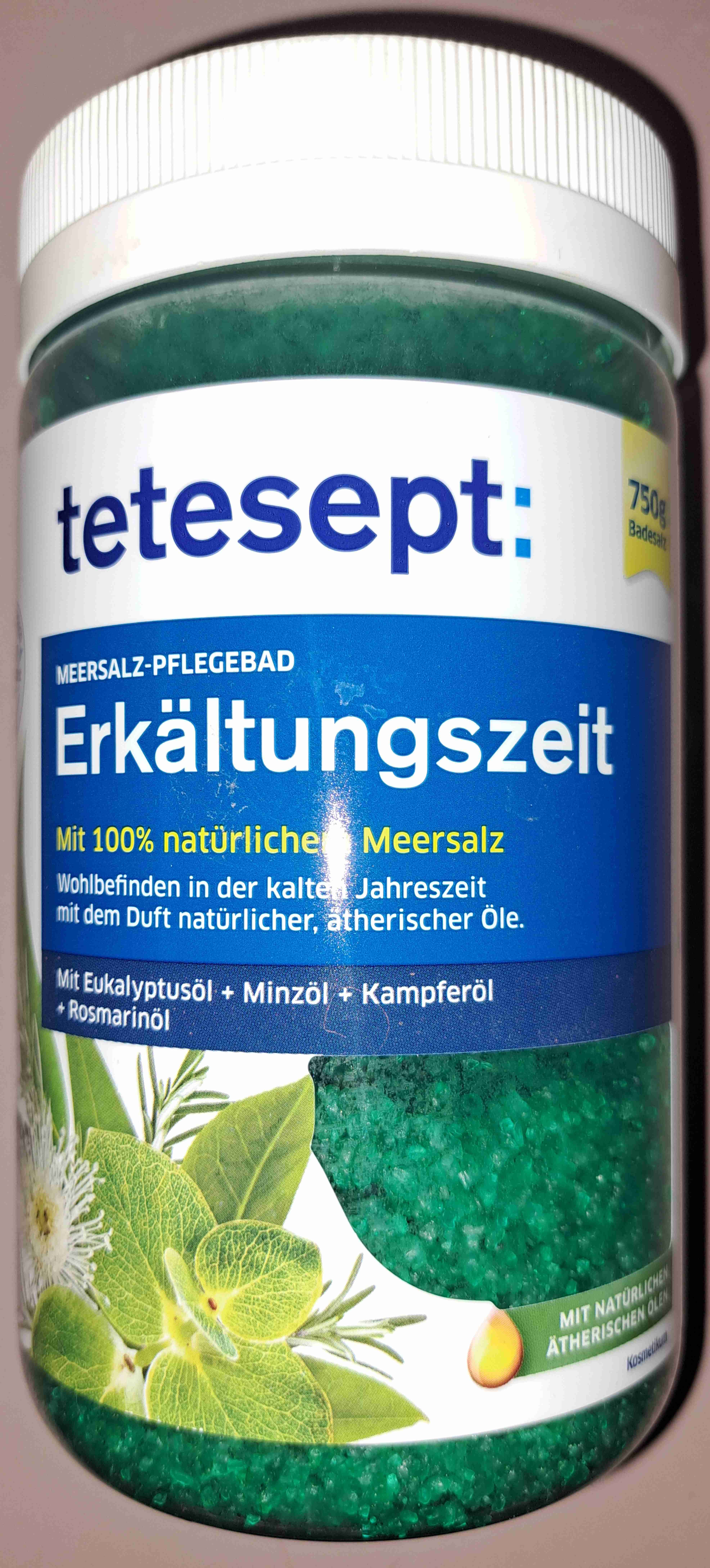 Meersalz Pflegebad: Erkältungszeit