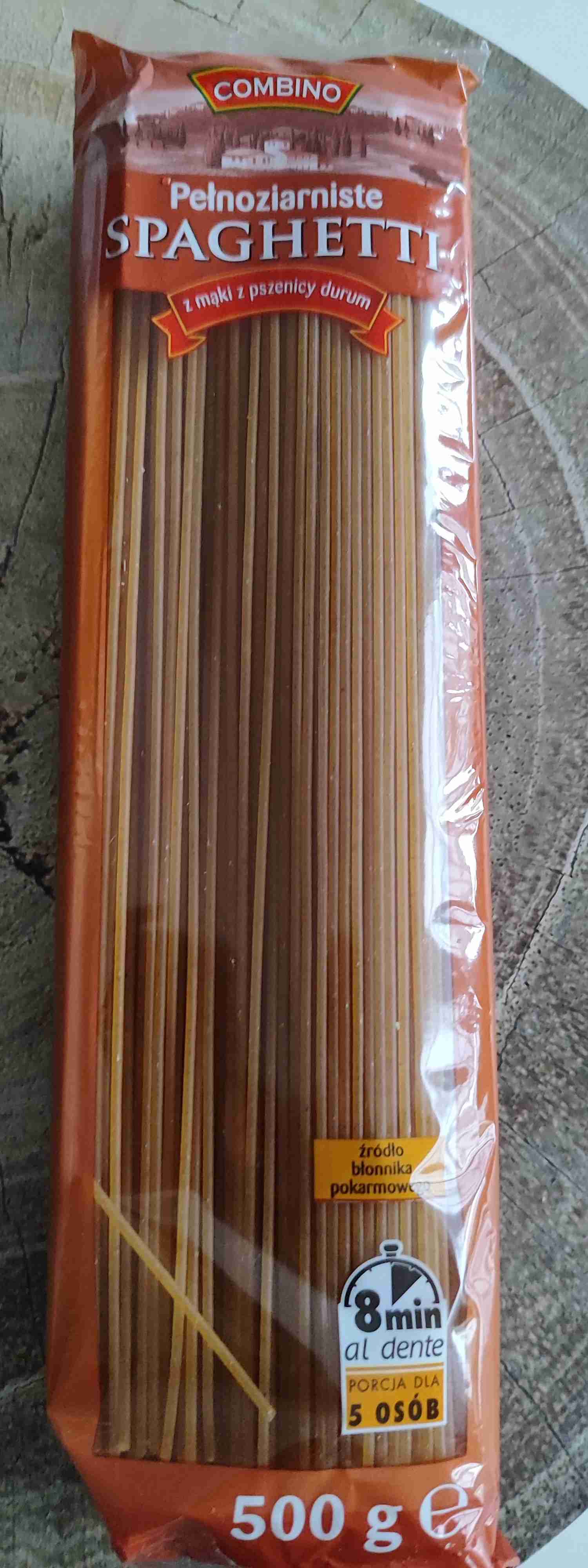 Pelnoziarniste Spaghetti
