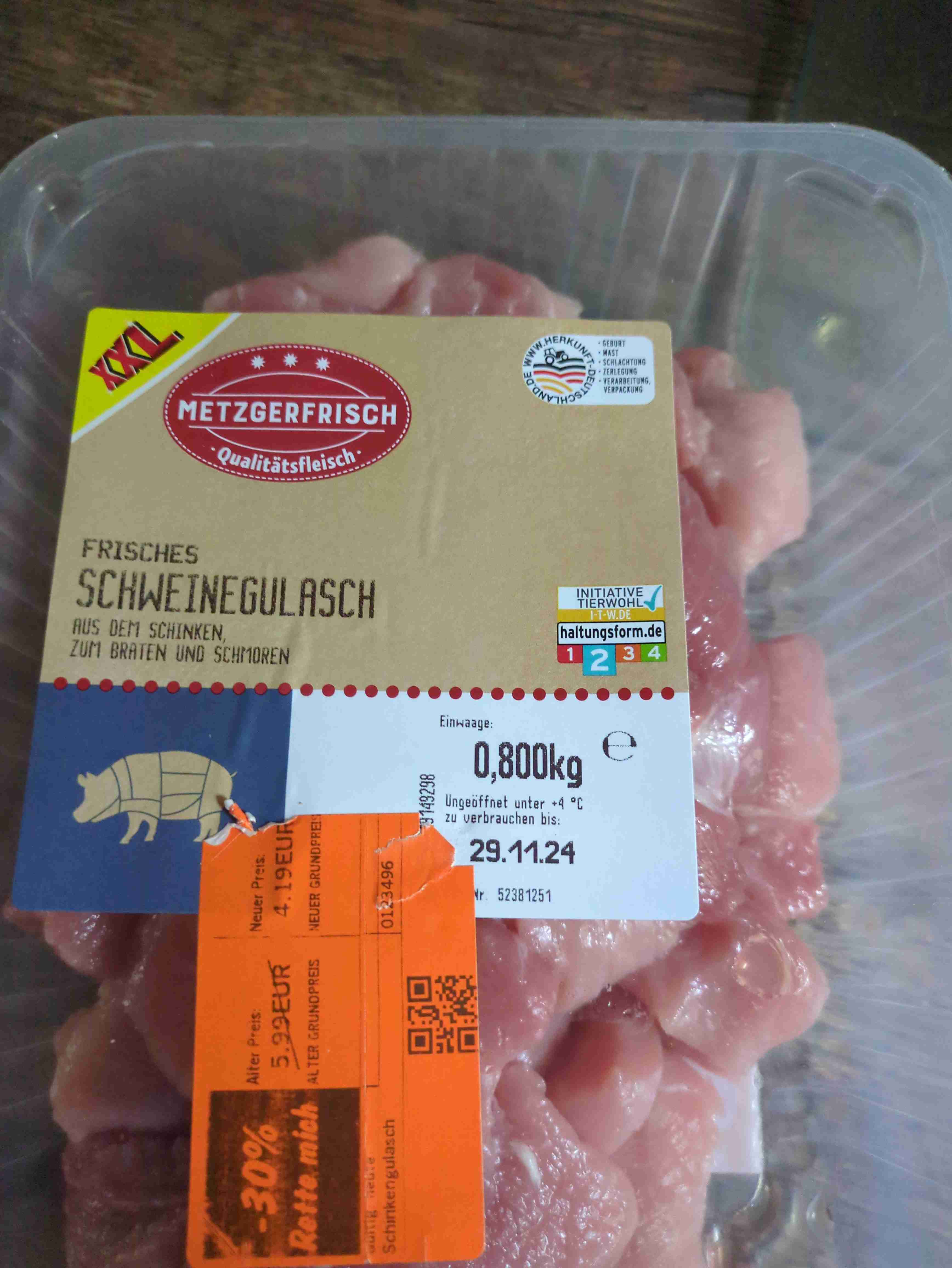 Schweinegulasch XXL
