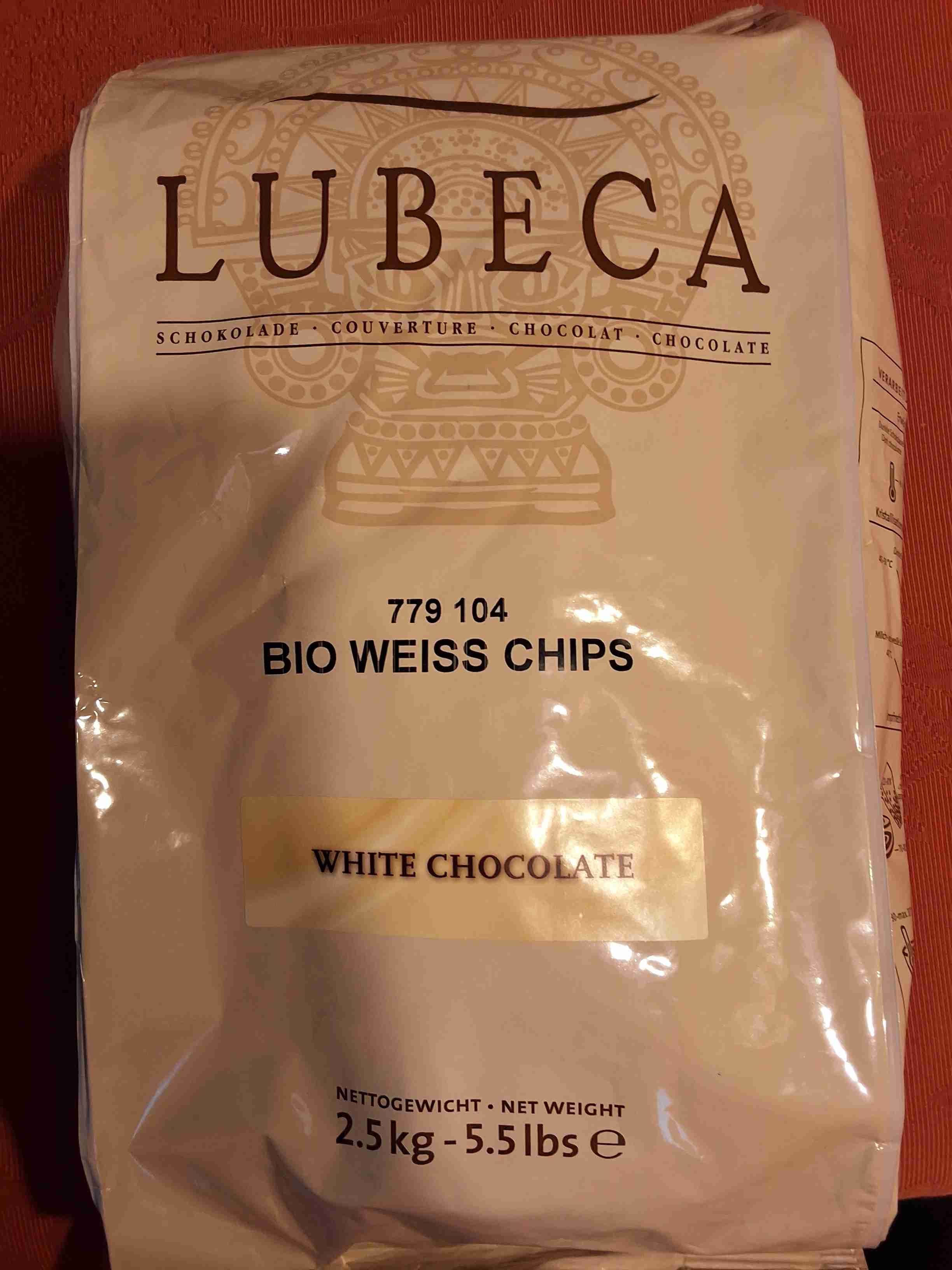 Weiße Kuvertüre 