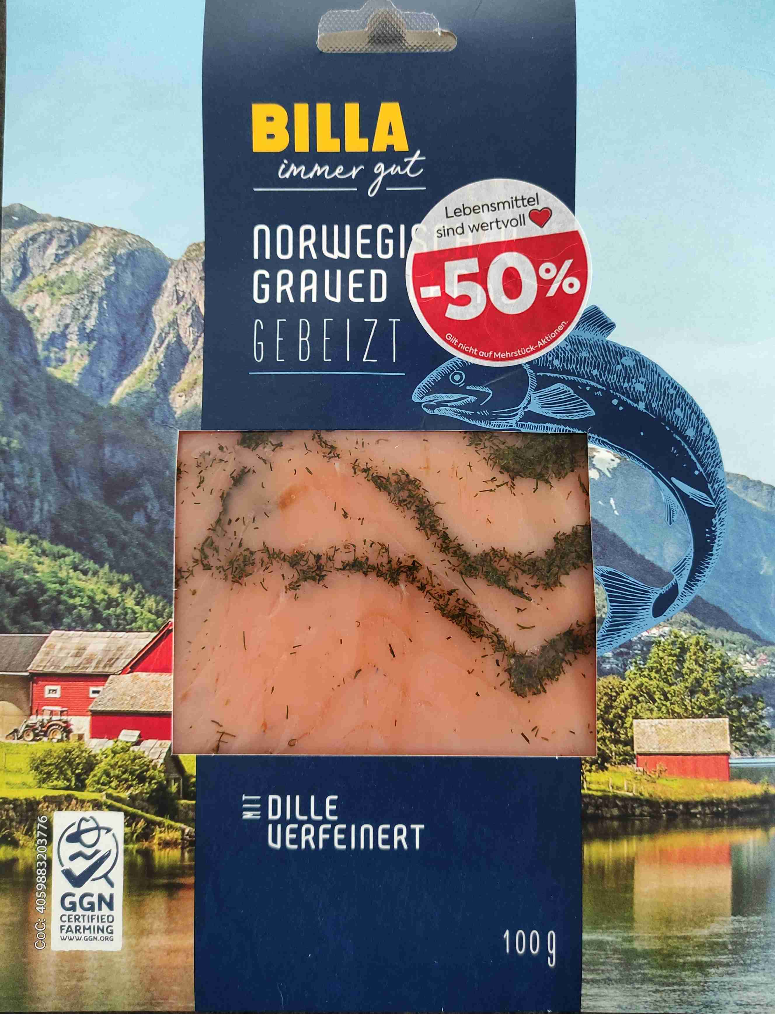 Lachs - norwegisch - gebeizt