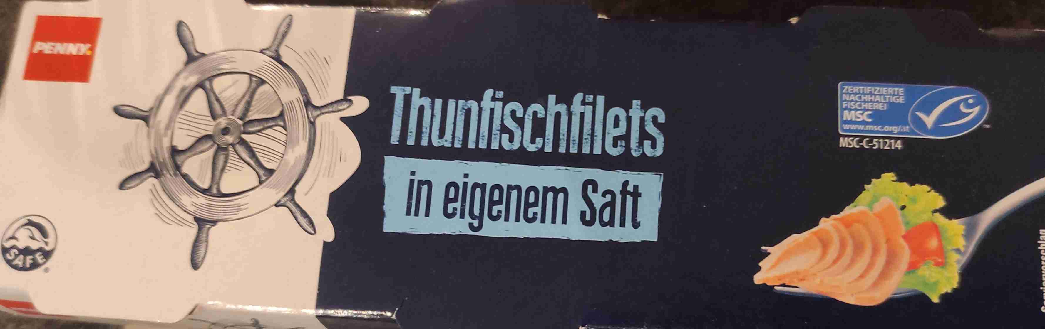 Thunfischfilets in eigenem Saft