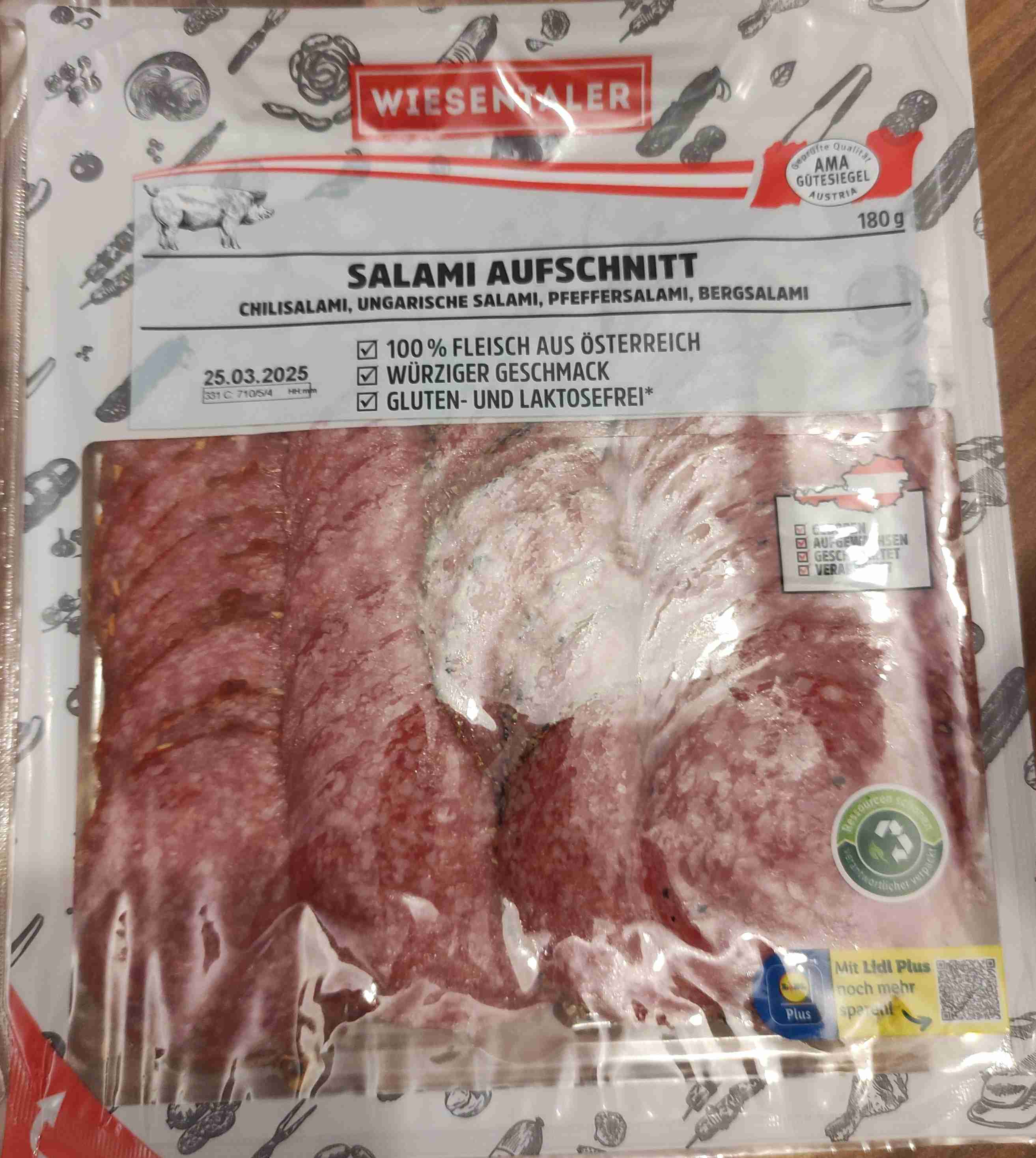 Salami Aufschnitt