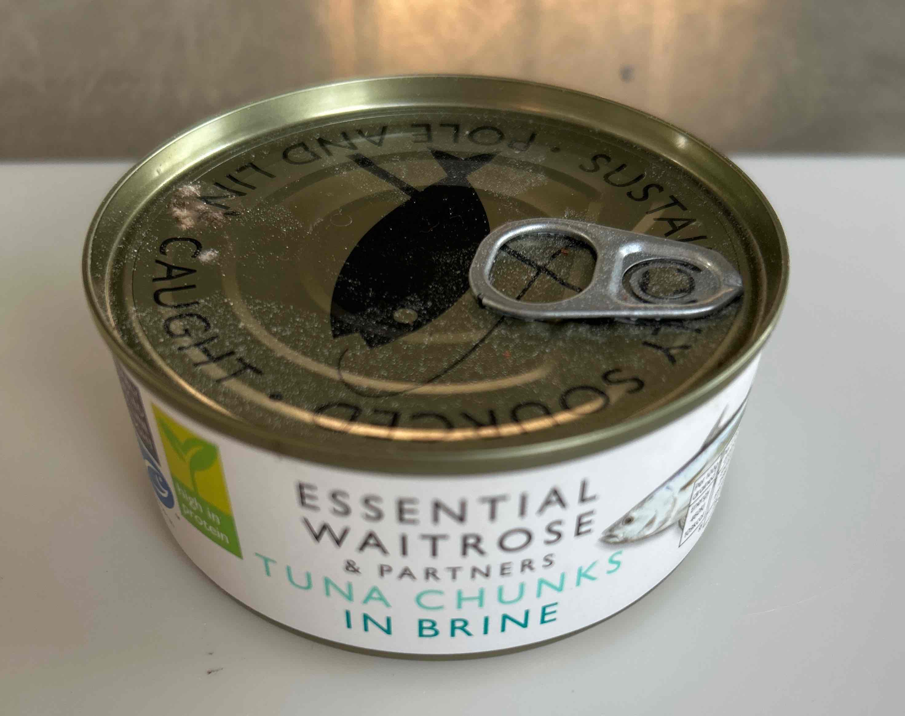 Tuna chunks in brine 