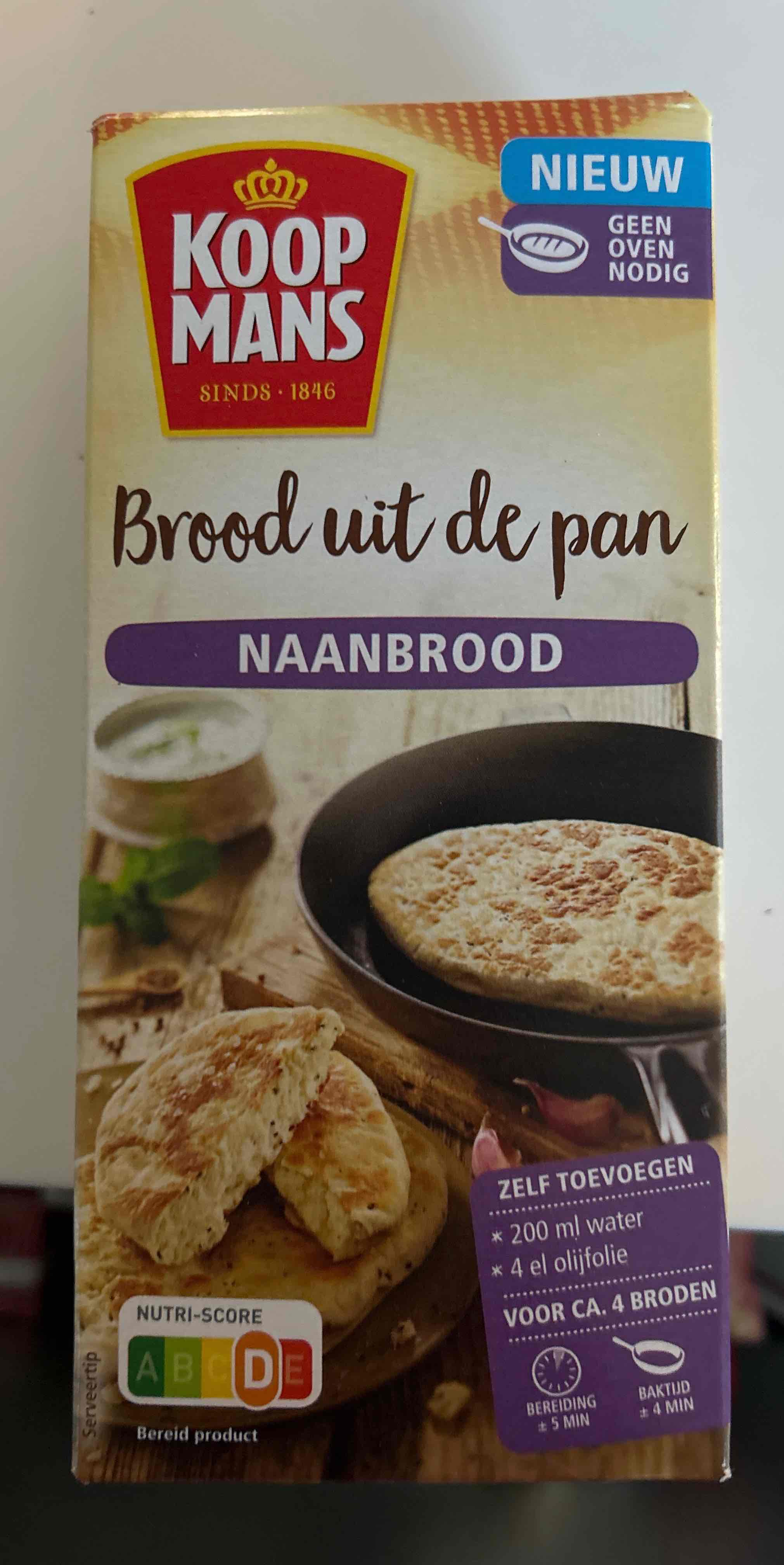 Brood uit de pan 