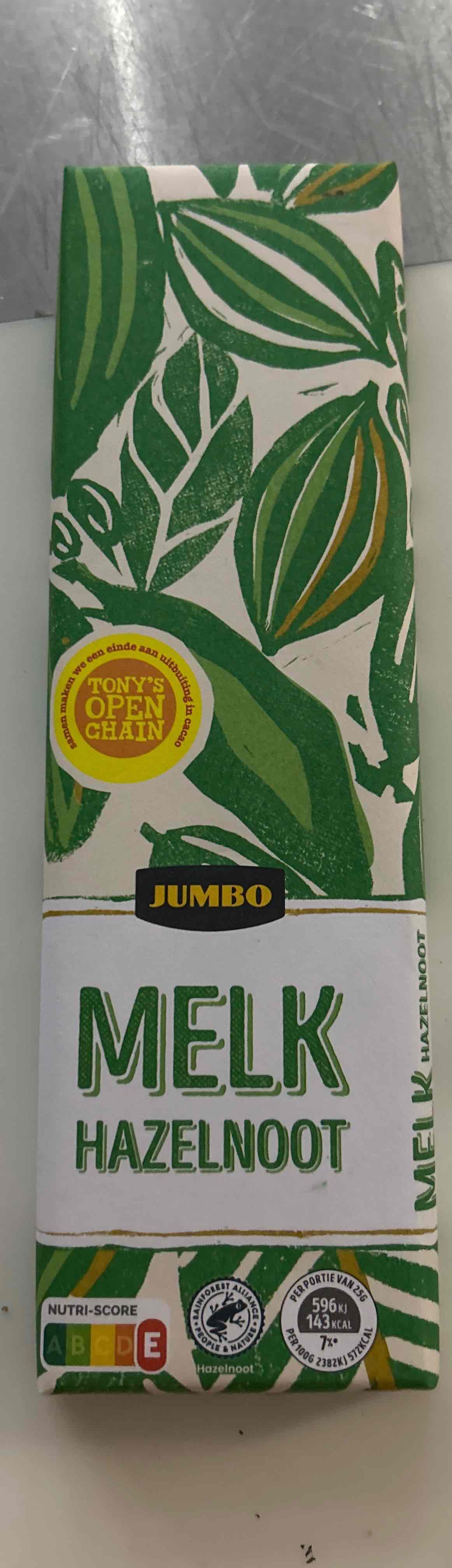 Melk hazelnoot