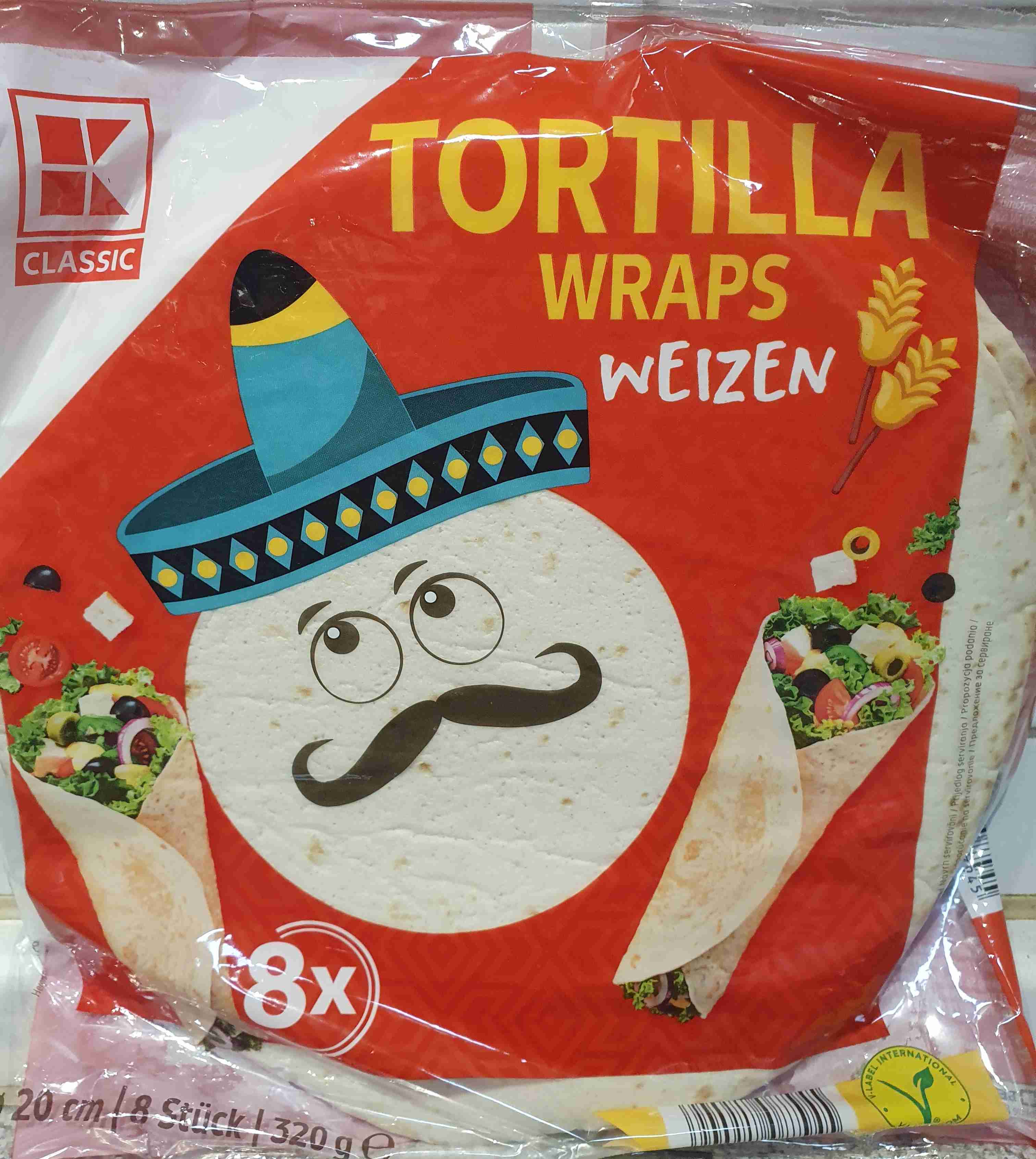 Tortilla Wraps Weizen