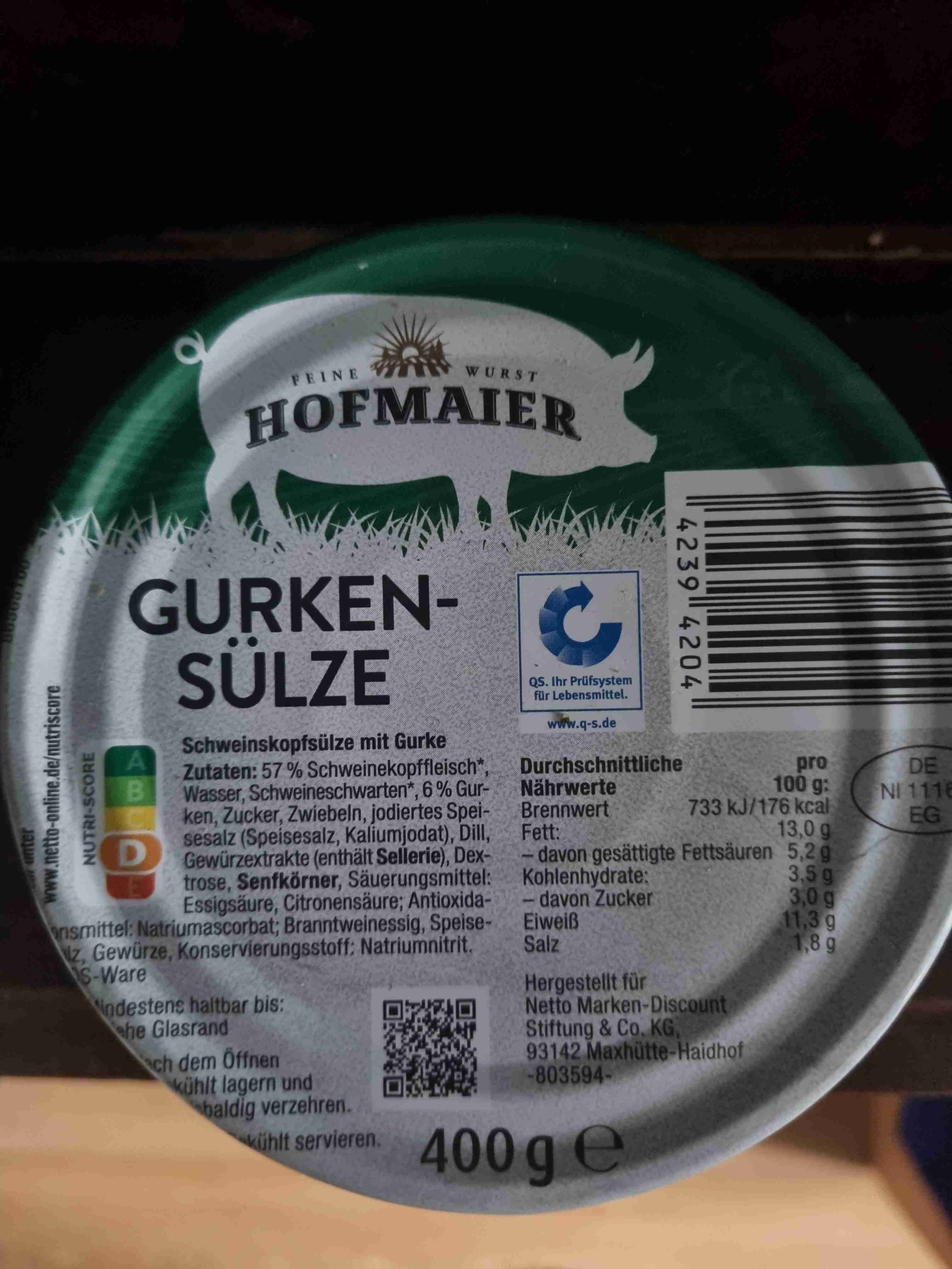 Gurken Sülze