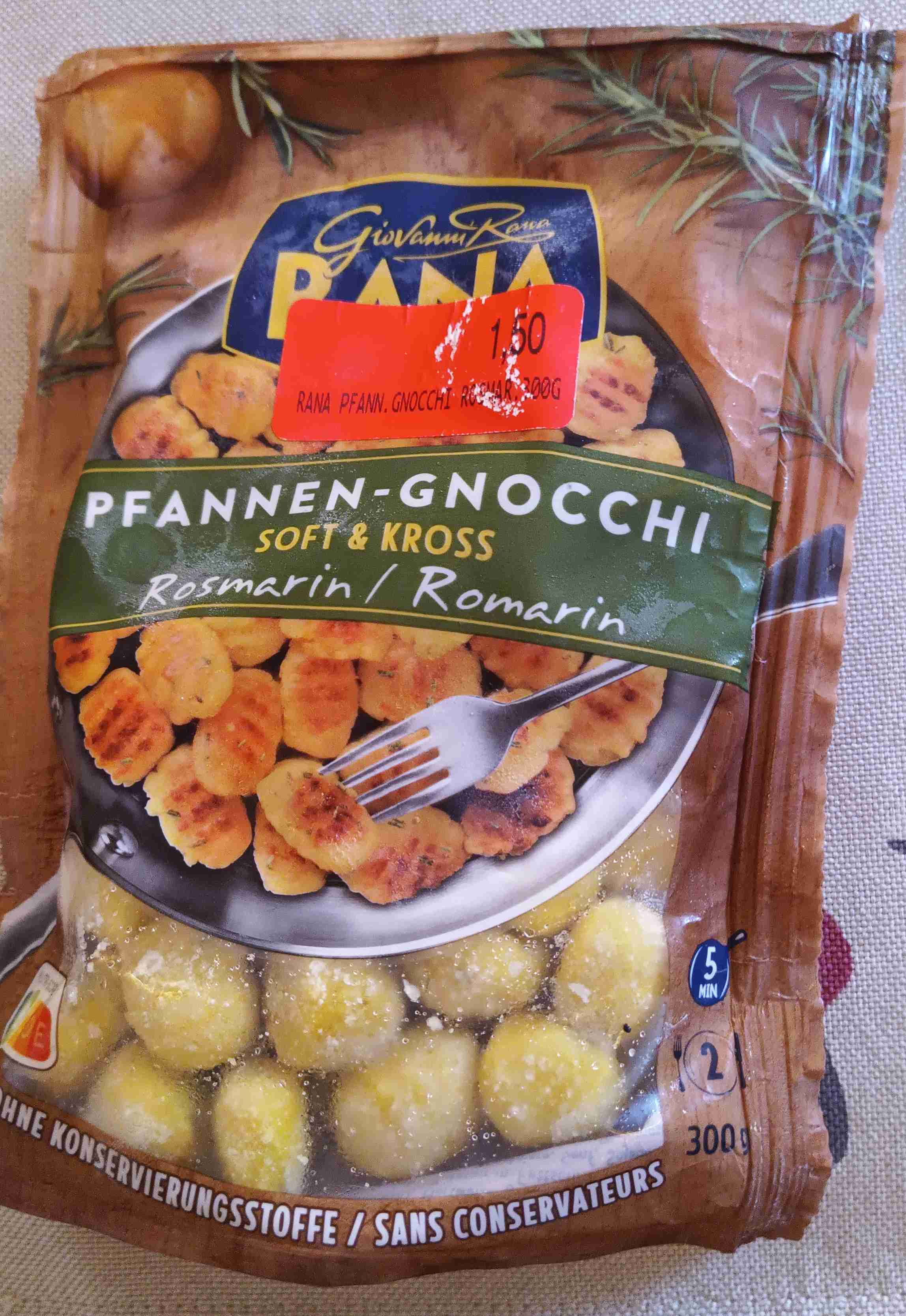Pfannengnocci Rosmarin