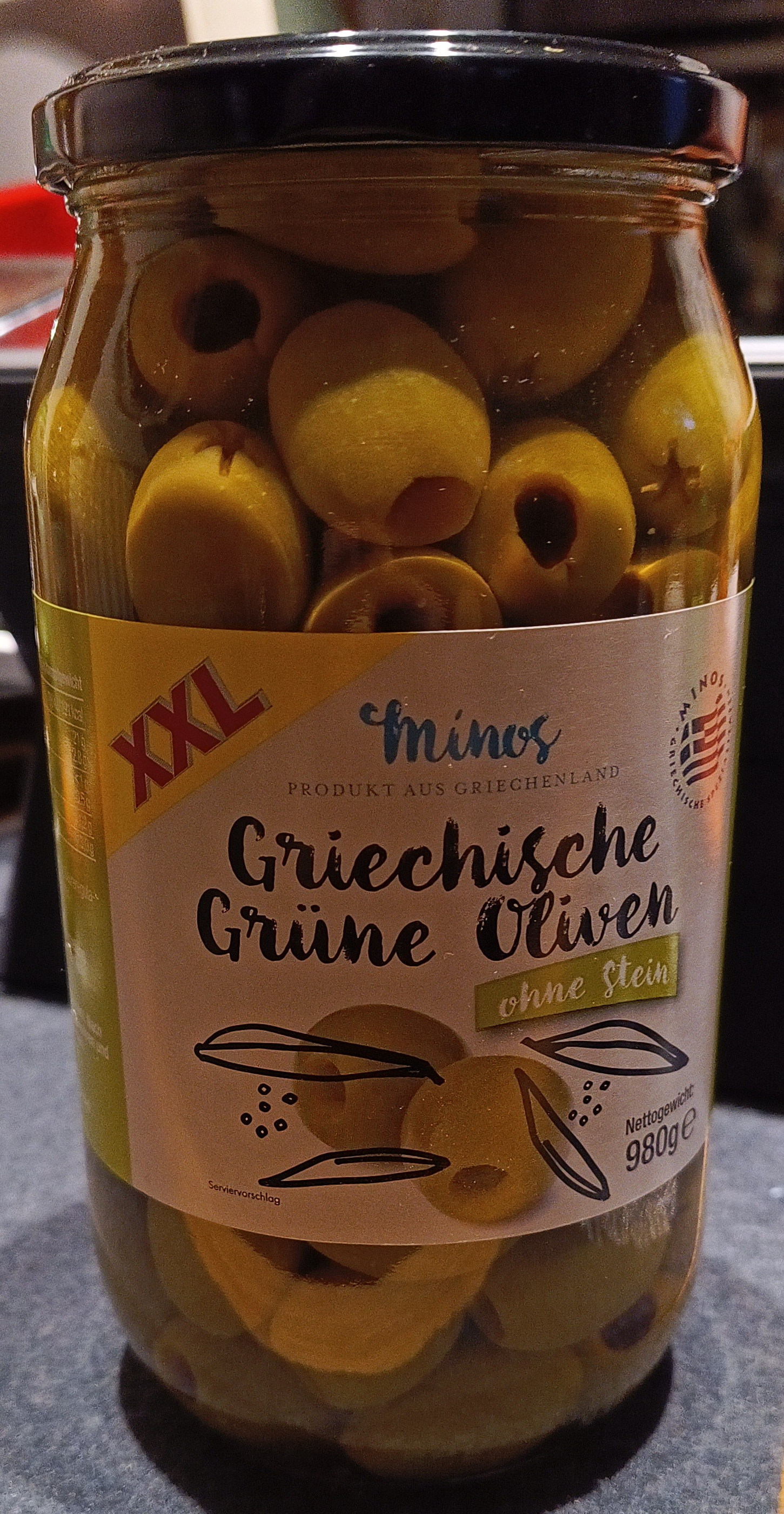 Griechische Grüne Oliven