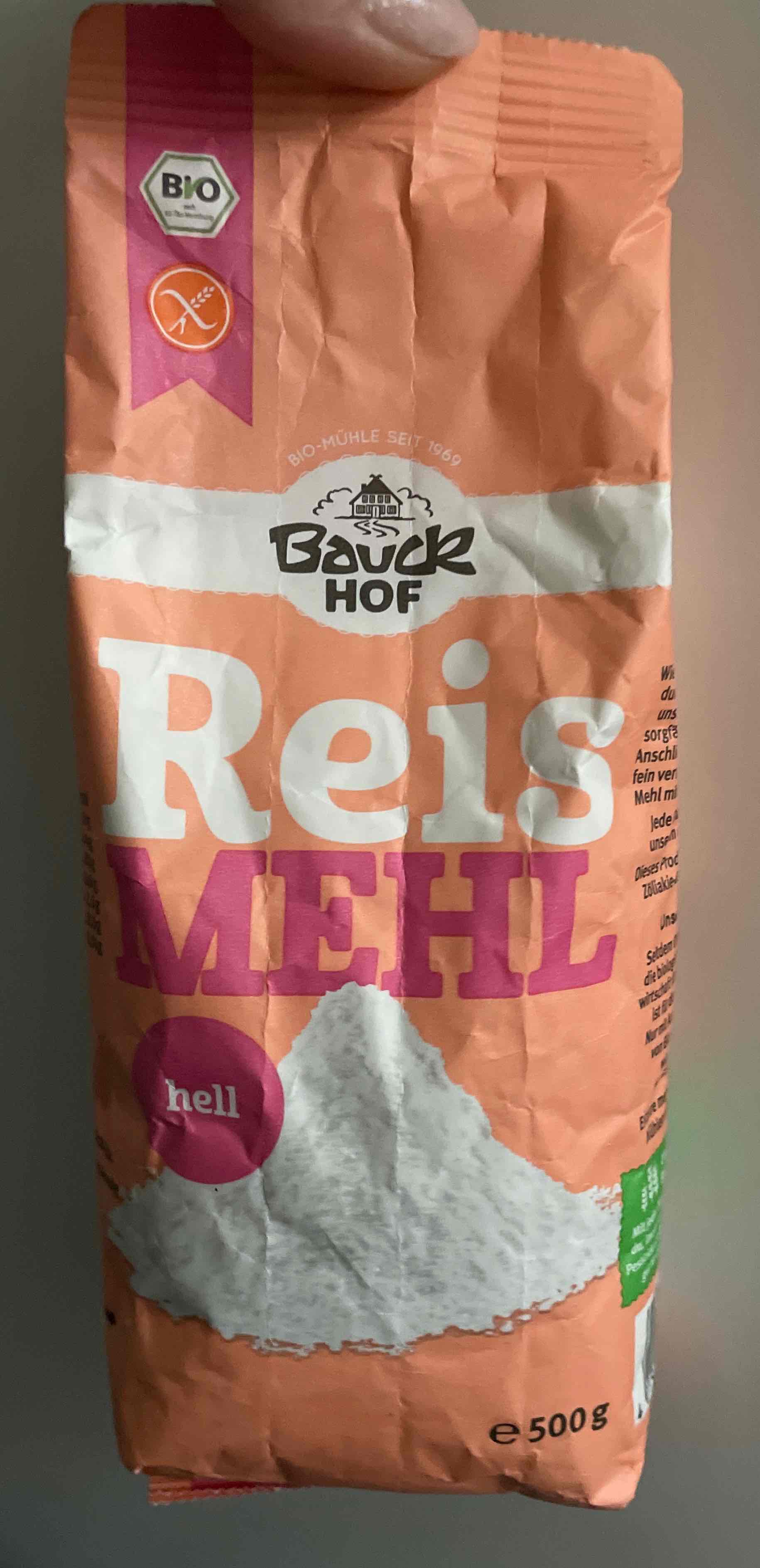 Reis Mehl hell