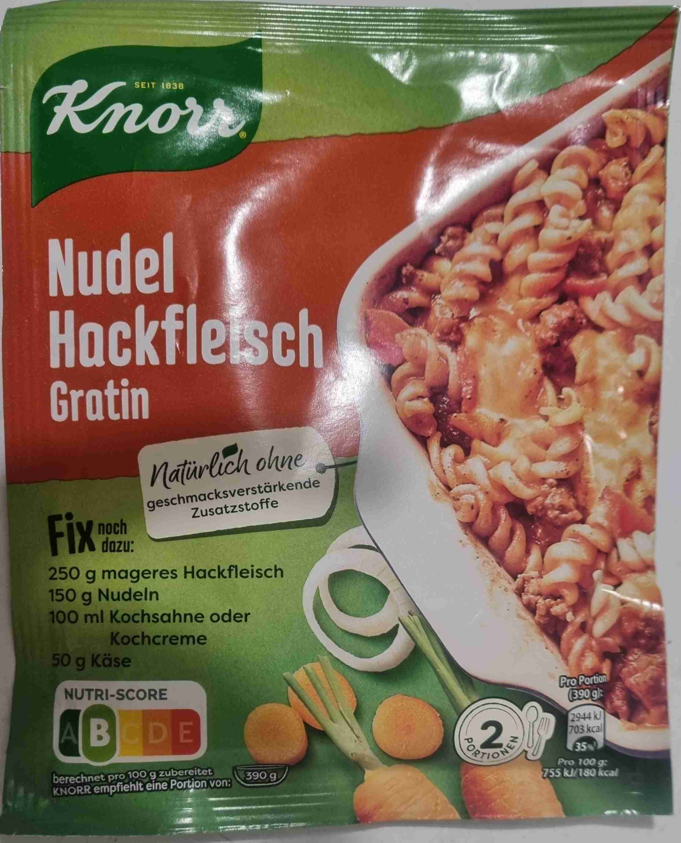 Nudel Hackfleisch Gratin 